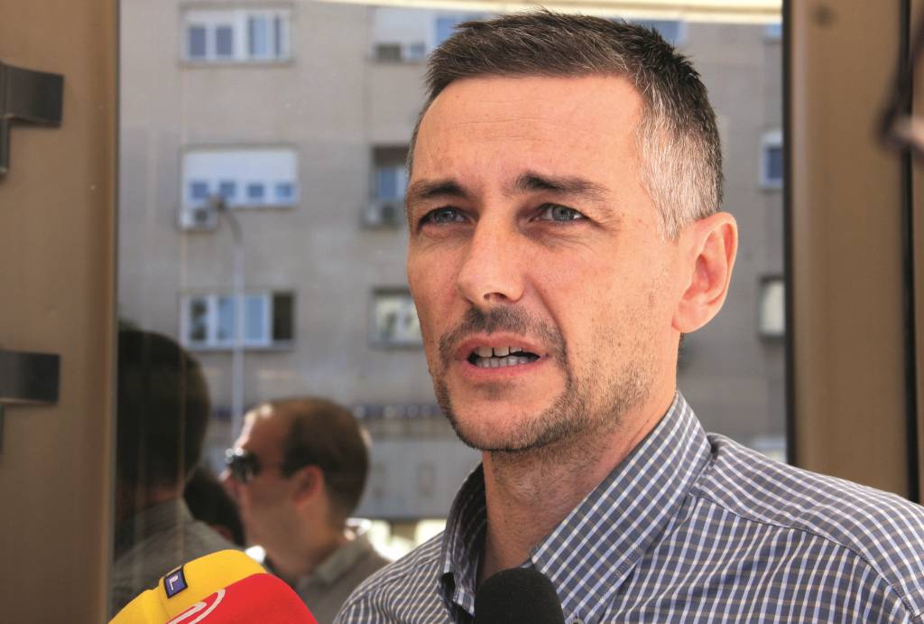 19.10.2012., Split - Zupanijski sud na kojem su ispitali zupnika fra Sumu Nimca i pustili ga da se brani sa slobode. Sudac Neven Cambi. Photo: Ivana Ivanovic/PIXSELL