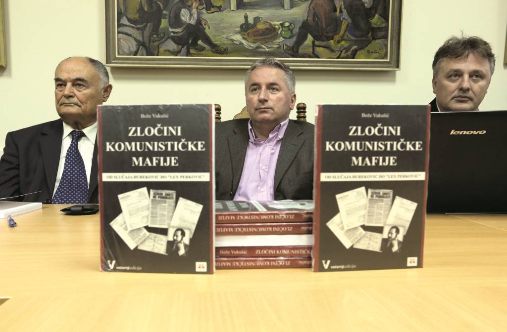 14.01.2014., Udruga zagrebackih Poljicana Sveti Jure, Ilica 48, Zagreb - Predstavljanje knjige Zlocini komunisticke mafije - Od slucaja Djurekovic do Lex Perkovic autora Boze Vukusica. Photo: Robert Anic/PIXSELL
