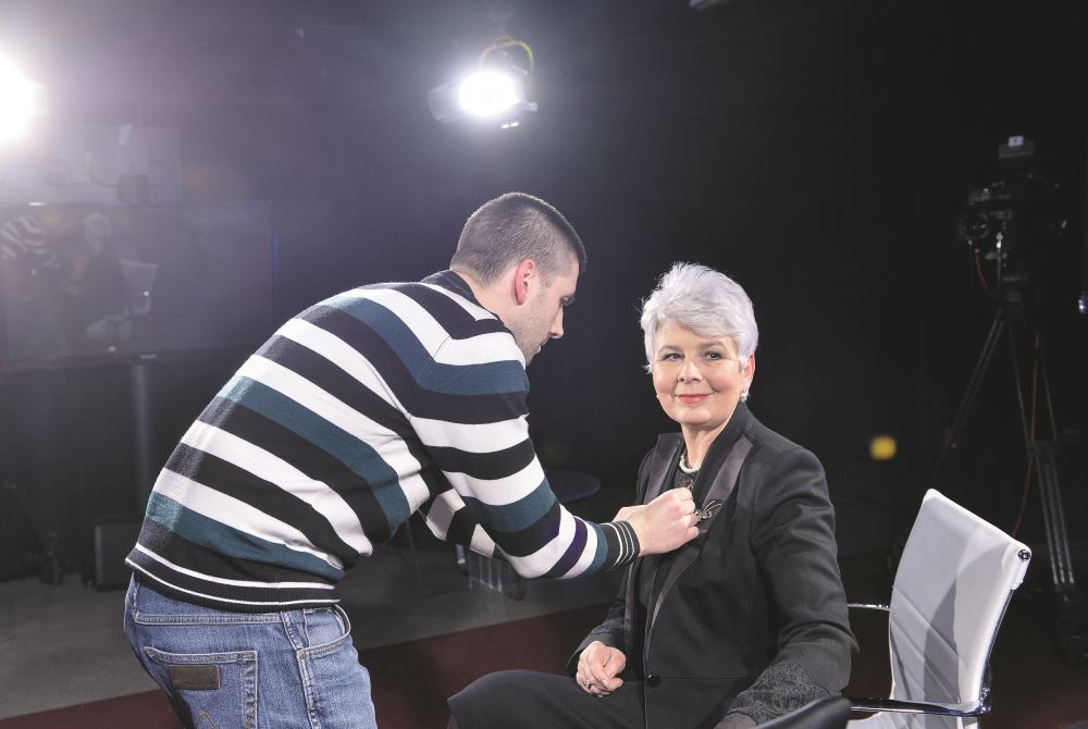 MEĐU GOSTIMA KOJI SU KOMENTIRALI IZBORE UŽIVO IZ ZAGREBAČKOG STUDIJA BILA JE I BIVŠA PREMIJERKA JADRANKA KOSOR FOTO: Josip Regović