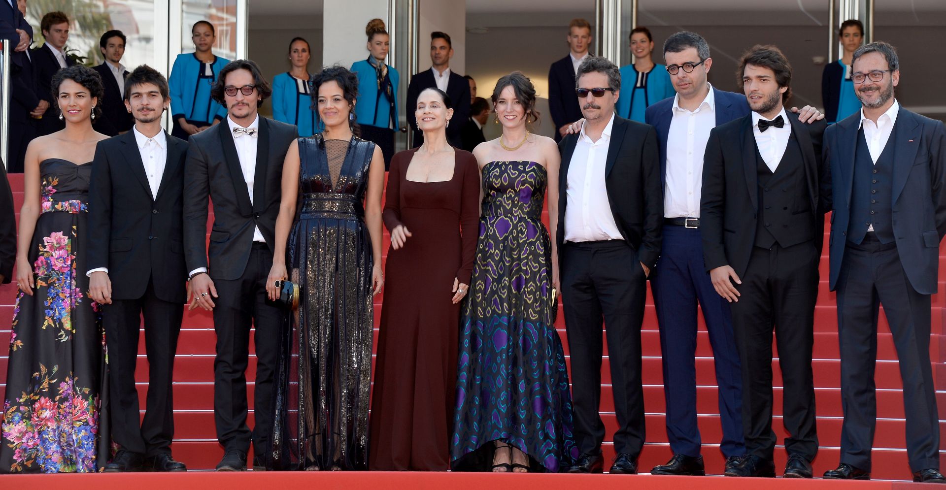 Barbara Colen, Maeve Jinkings, Sonia Braga, Emilie Lesclaux, Kleber Mendonca Filho, Saïd Ben Saïd, Humberto Carrao i Michel Merkt (Photo by Pascal Le Segretain/Getty Images)