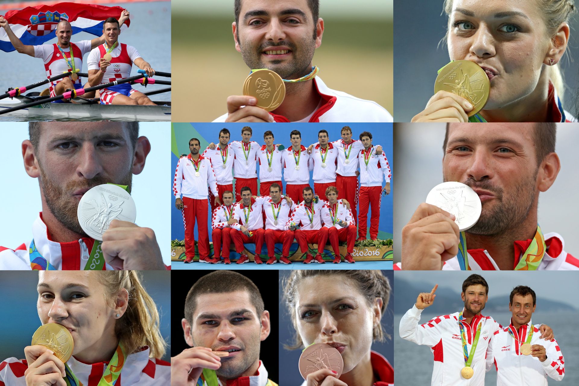 21.08.2016., Rio de Janeiro - Olimpijske igre Rio 2016. Hrvatska je osvojila deset medalja na Olimpijskim igrama u Rio de Janeiru, pet zlata, tri srebra i dvije bronce. Olimpijske igre u Riju tako su najuspjesnije za hrvatske sportase od samostalnosti. Photo: Igor Kralj/PIXSELL