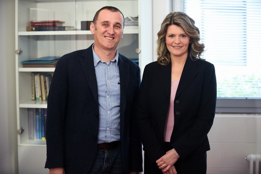 Hrvoje Handl, dr. med. spec. psihijatar i Jelena Balabanić Mavrović, predsjednica Centra BEA