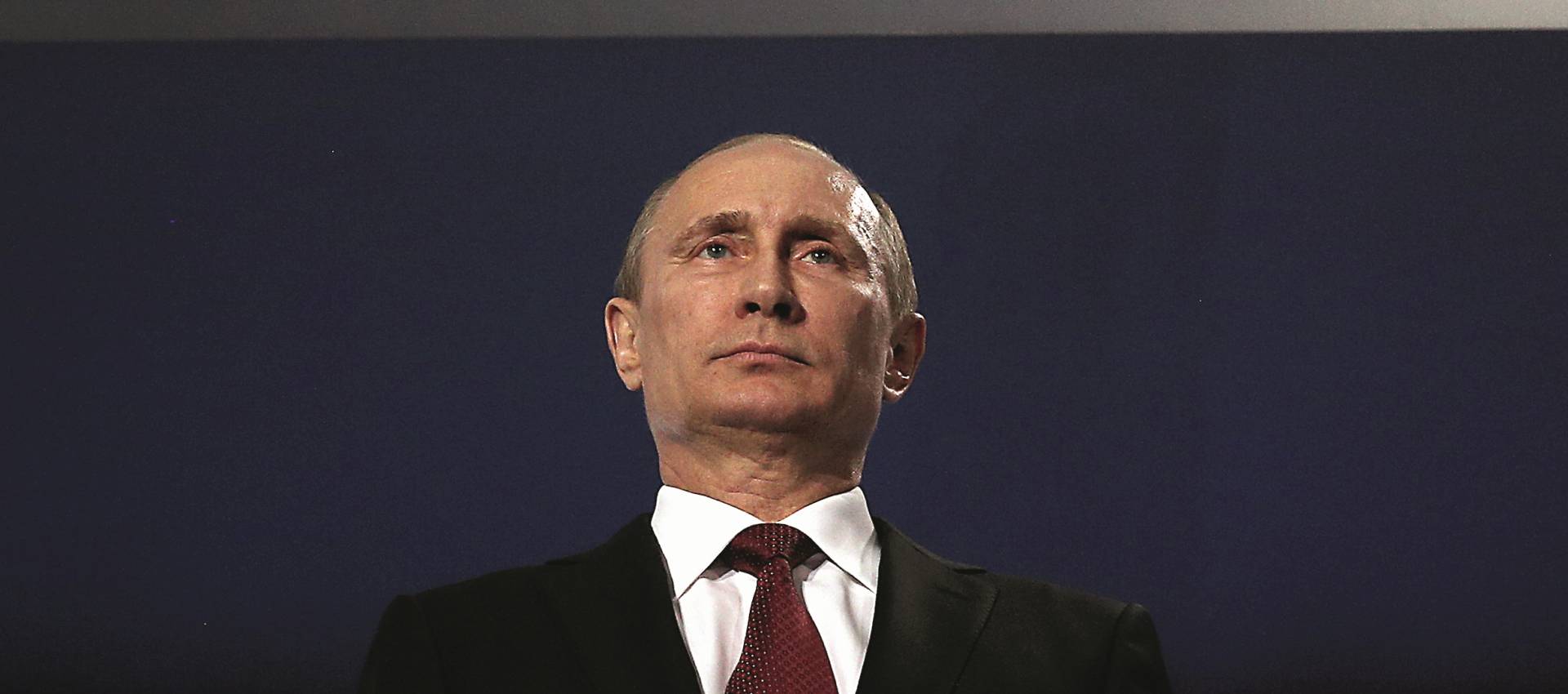 SOCHI, RUSSIA - MARCH 16:  Russia President Vladimir Putin looks on during the Sochi 2014 Paralympic Winter Games Closing Ceremony at Fisht Olympic Stadium on March 16, 2014 in Sochi, Russia.  (Photo by Hannah Peters/Getty Images)