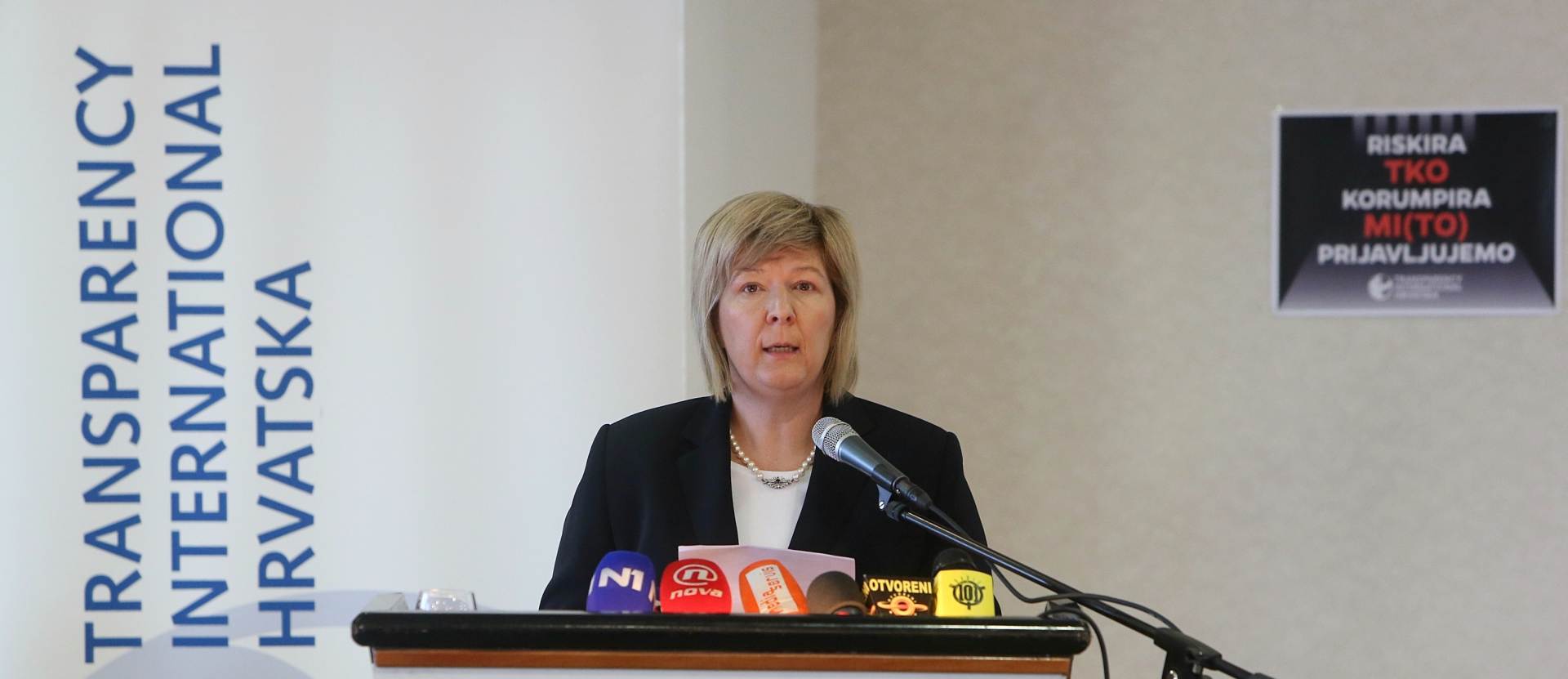 03.12.2014., Hotel Westin, Zagreb - Predstavljanje indeksa percepcije korupcije 2014. Na najnovijoj ljestvici Indeksa percepcije korupcije koji je predstavio Transparency International, Hrvatska je zauzela 61. mjesto od 175 zemalja na svijetu. Na podrucju Zapadne i Srednje Europe, Hrvatska je medju pet najkorumpiranijih zemalja. Davorka Budimir
Photo: Dalibor Urukalovic/PIXSELL
