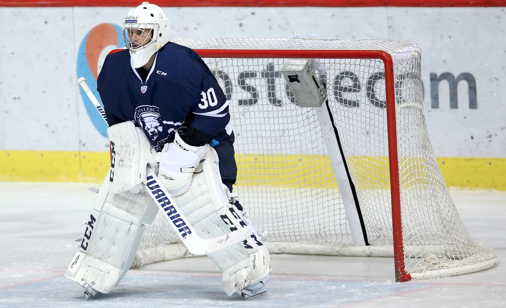 21.10.09.2015., Dom sportova, Zagreb - Kontinentalna hokejaska liga, 25. kolo, KHL Medvescak Zagreb - HC Avangard Omsk. Danny Taylor.
Photo: Igor Kralj/PIXSELL