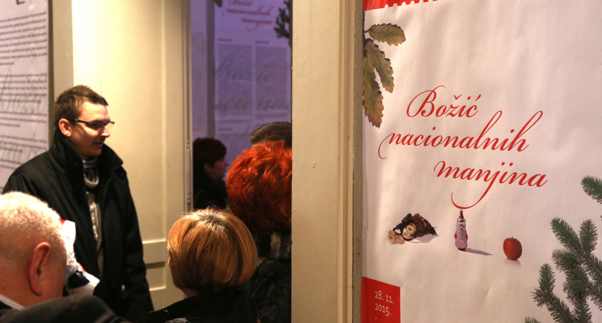 Zagreb, 28.11.2015 - Izloba "Boiæ nacionalnih manjina" koja predstavlja predmete vezane uz boiæne obièaje nacionalnih manjina u Hrvatskoj otvorena je u Etnografskom muzeju.
Foto Hina/ Dario GRZELJ/ dag