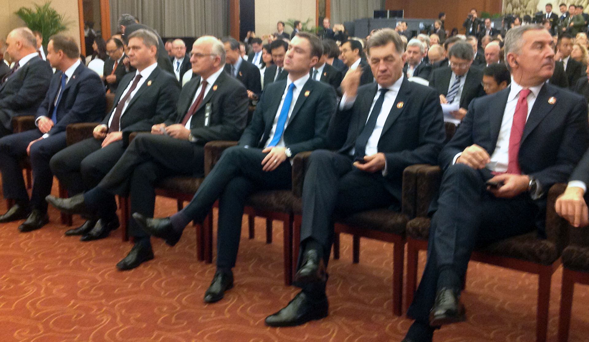 Zagreb/Suzohu, 24.11.2015.- Predsjednik Hrvatskoga sabora Josip Leko s izaslanstvom u utorak je sudjelovao na Petom gospodarskom i trgovinskom forumu Kina - zemlje srednje i istoène Europe te na Èetvrtom sastanku predsjednika vlada zemalja srednje i istoène Europe i Kine, priopæeno je iz Hrvatskog sabora. 
foto HINA/ VMBiH/ ua
