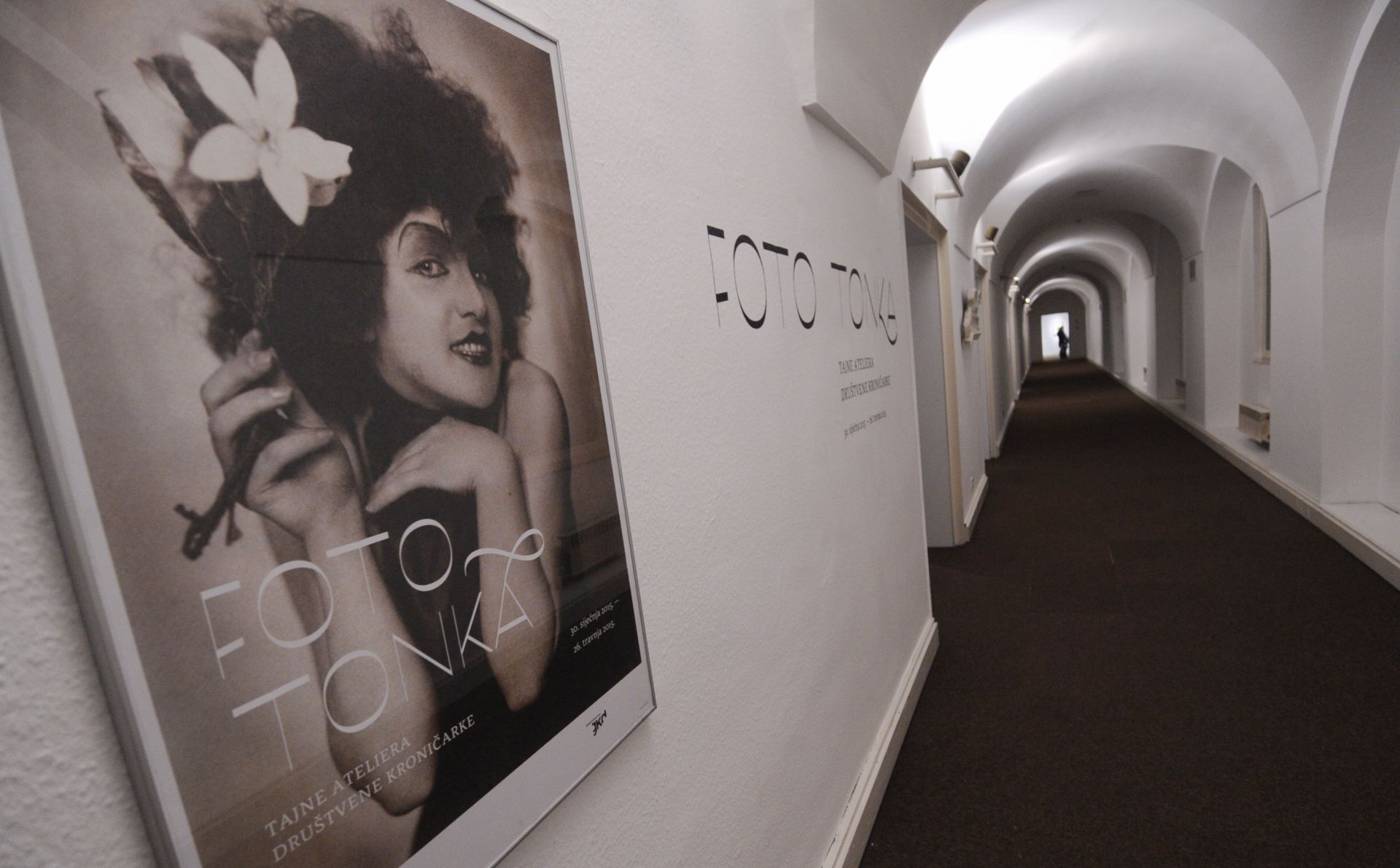 30.01.2015., Zagreb - Povodom 10. Noci muzeja u galeriji Klovicevi dvori otvorena izlozba Foto Tonka - Tajne ateliera drustvene kronicarke. 
Photo: Marko Lukunic/PIXSELL
