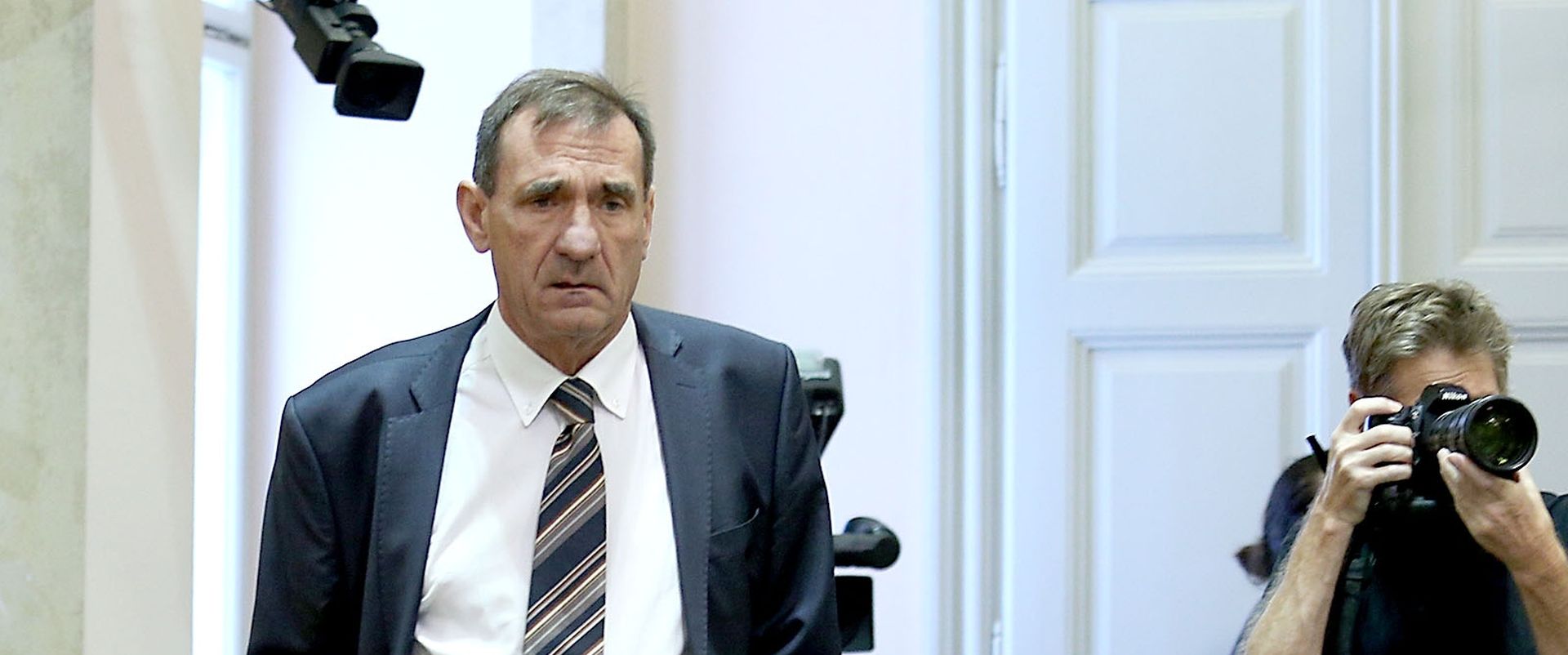 21.09.2015., Zagreb - Sabor RH je 20 sjednicu nastavio raspravom o Prijedlogu zakona o izmjenama i dopunama Zakona o zastiti potrosaca. Nenad Stazic. Photo: Patrik Macek/PIXSELL
