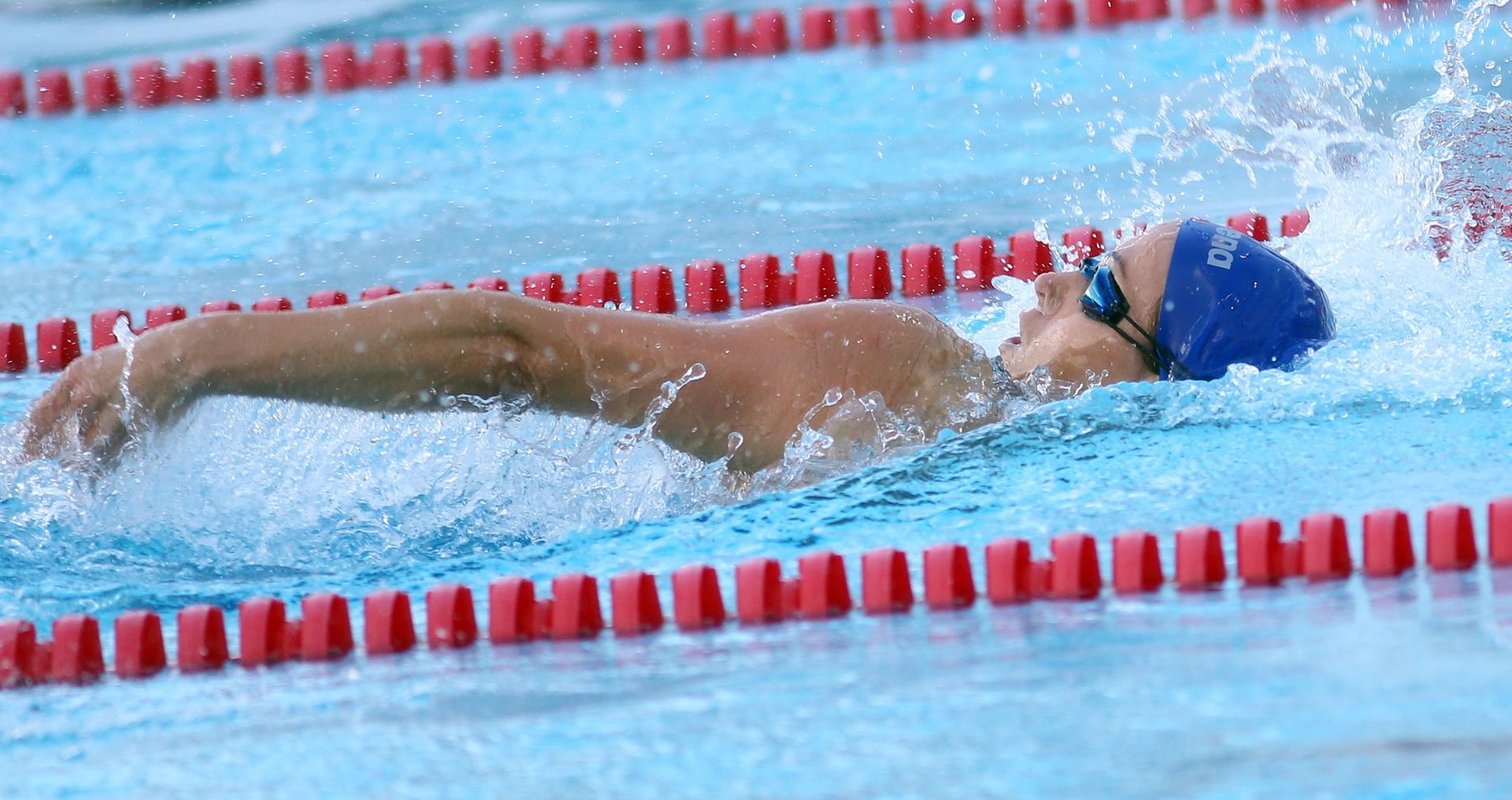 27.07.2014., Zagreb - Prvenstvo Hrvatske u plivanju 2014. odrzano je na bazenu Mladosti. Pobjednica a finala u disciplini 100 metara ledjno, Sanja Jovanovic.
Photo: Jurica Galoic/PIXSELL