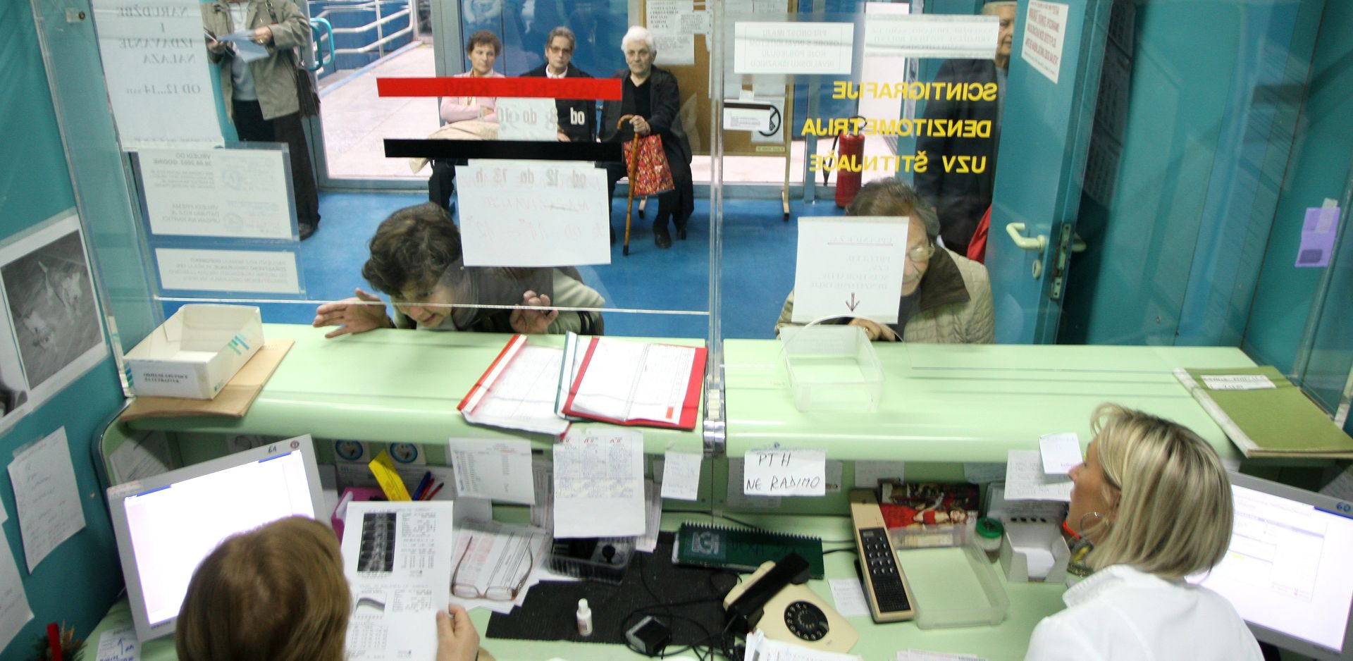 11.11.2008., Zagreb - Ilustracija na temu guzvi u bolnicama i dugog cekanja na pretrage. Klinicka bolnica Dubrava.
Photo: Davor Puklavec/24sata