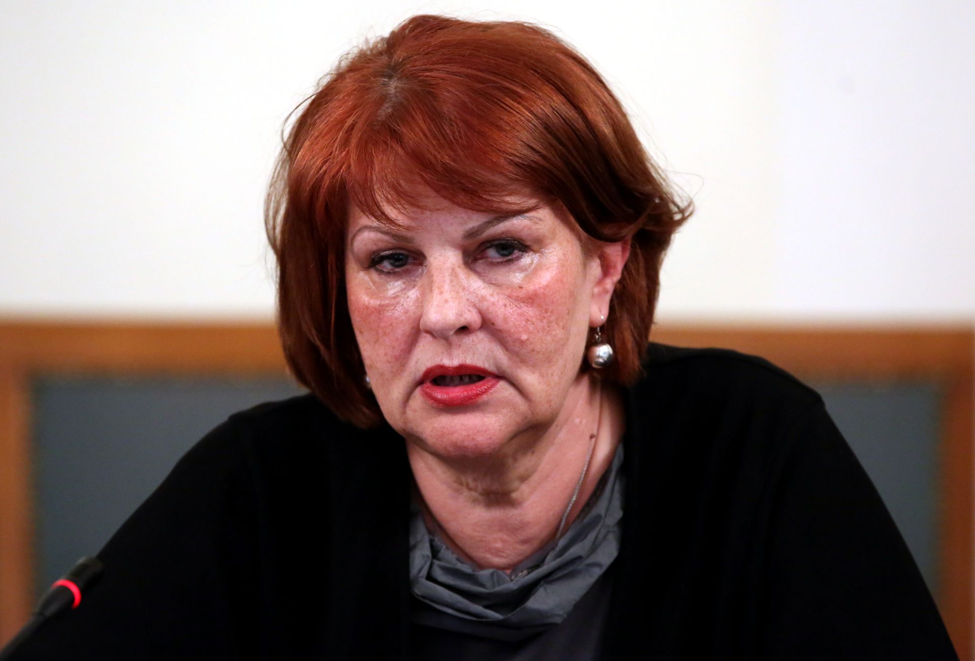 Zagreb, 01.03.2016. -  Sjednica saborskog Odbora za rad, mirovinski sustav i socijalno partnerstvo. Na fotografiji ministrica rada i mirovinskog sustava Nada ikiæ. foto HINA/ Lana SLIVAR DOMINIÆ/ lsd
