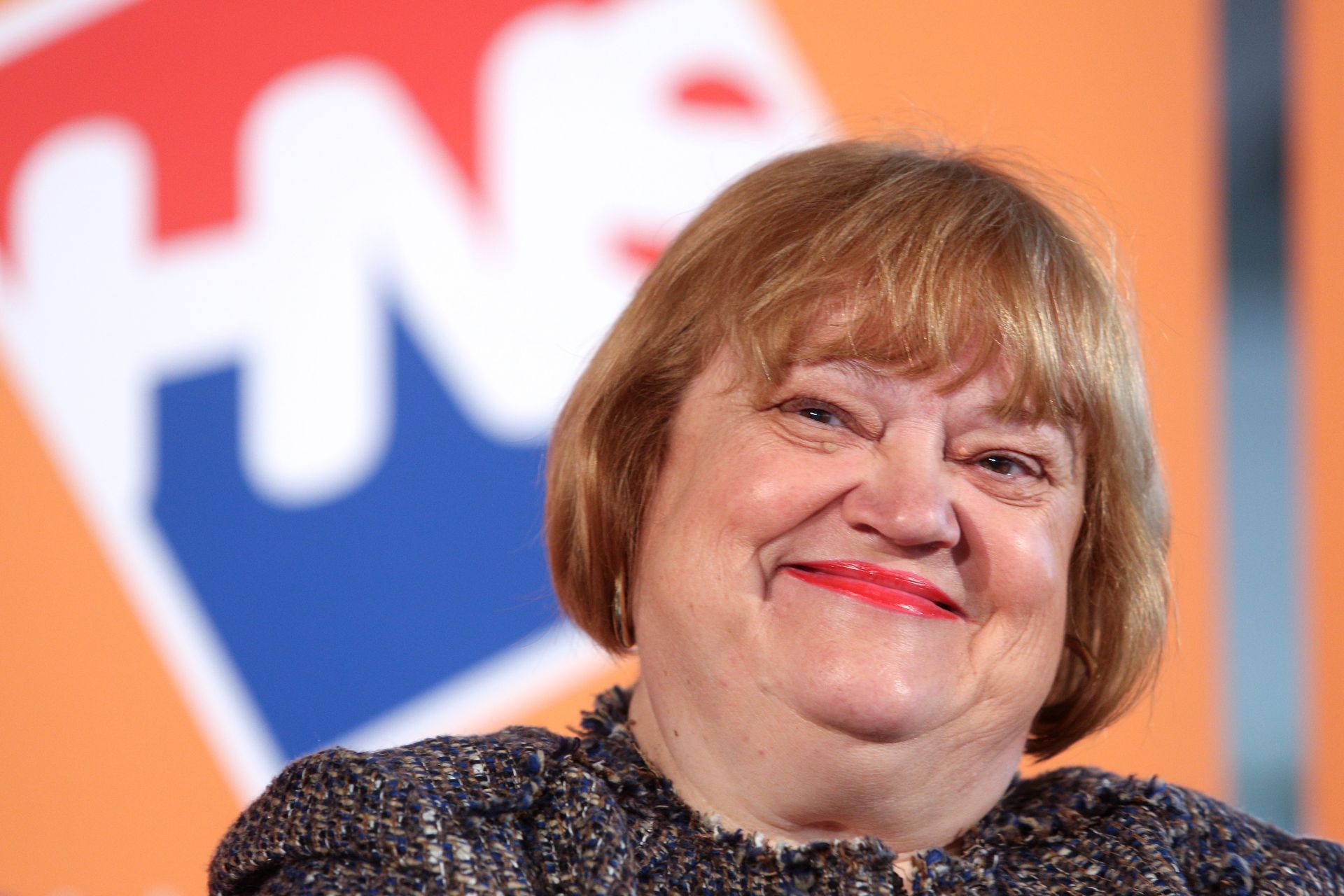 09.04.2016., Zagreb - U Koncertnoj dvorani Vatroslava Lisinskog clanovi HNS-a odrzali su konferenciju za medije u sklopu unutarstranacke kampanje pod sloganom Otvoreni izazovima. Anka Mrak Taritas. 
Photo: Anto Magzan/PIXSELL