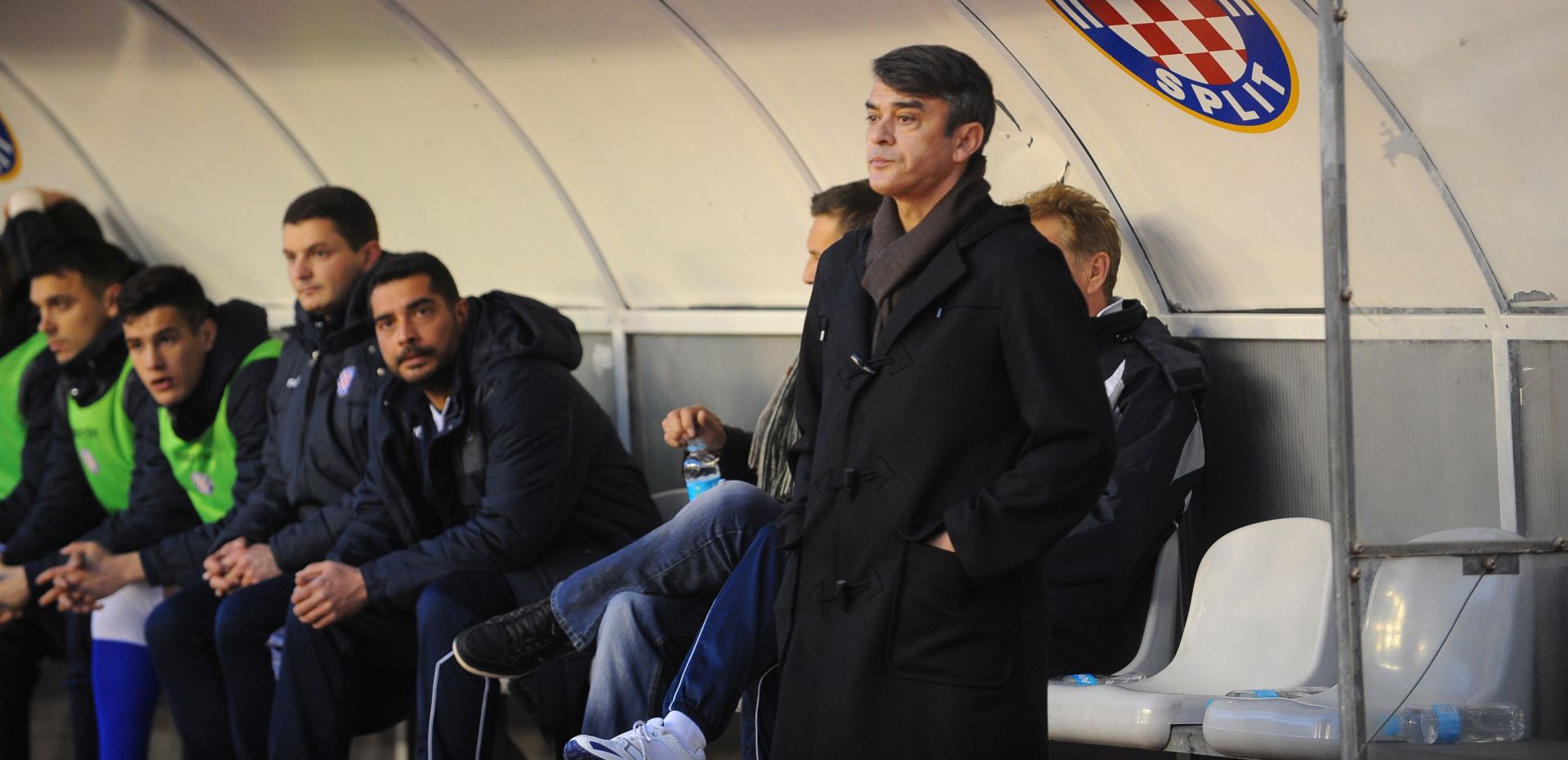 Split, 16.03.2016 - Prva utakmica polufinala Hrvatskog kupa za nogometae Hajduk - Dinamo. Na slici Damir Buriæ. foto HINA/ Mario STRMOTIÆ/ ik