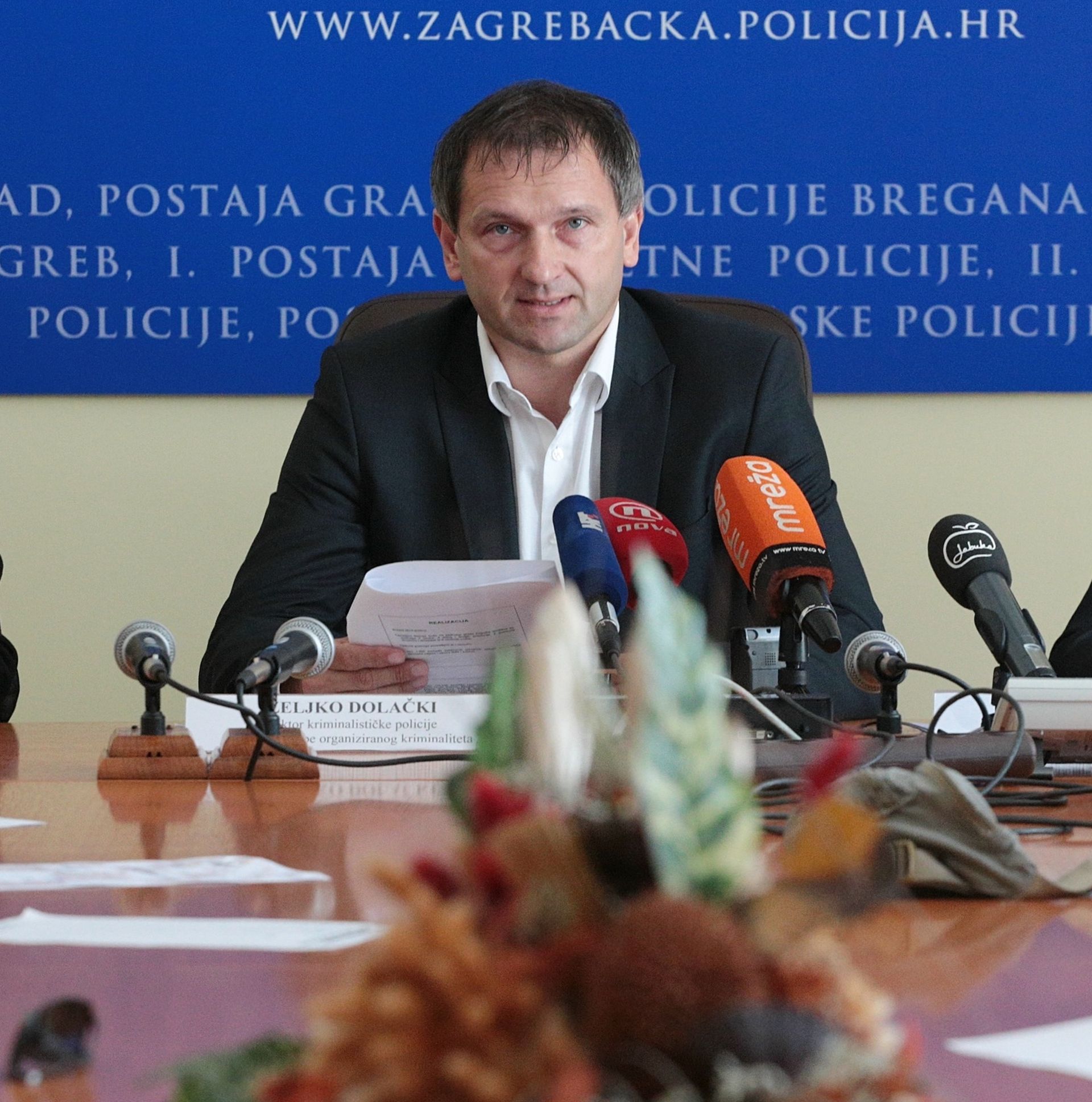19.07.2014., Zagreb - Na konferenciji za medije Policijska uprava Zagrebacka objavila je rezultate policijske akcije u kojoj je doslo do zapljene vecih kolicina markiranih odjevnih predmeta. Photo: Zarko Basic/PIXSELL