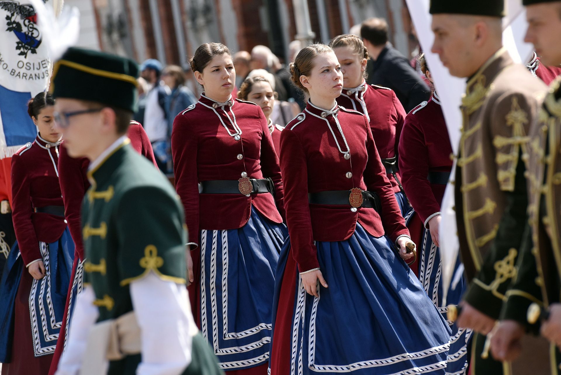 23.04.2016., Cakovec - Mimohod povijesnih postrojbi povodom Dana Medjimurske zupanije. 
Photo: Vjeran Zganec Rogulja/PIXSELL