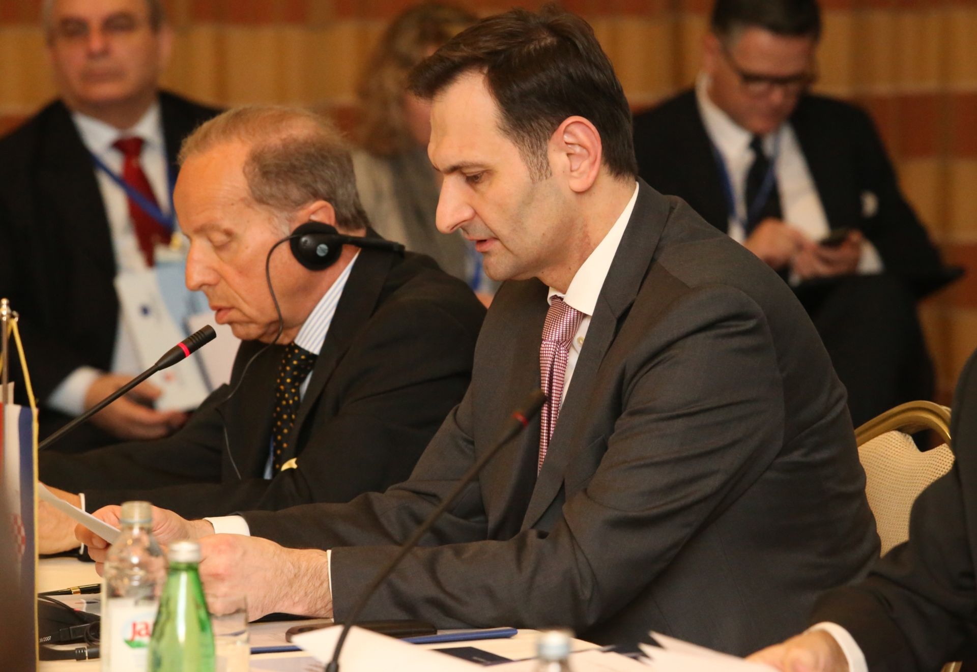 16.04.2016., Split - U hotelu Le Meridien Lav odrzana je XIV konferencija predsjednika parlamenata drzava sudionica
Jadransko- jonska inicijative. Miro Kovac.
Photo: Ivo Cagalj/PIXSELL