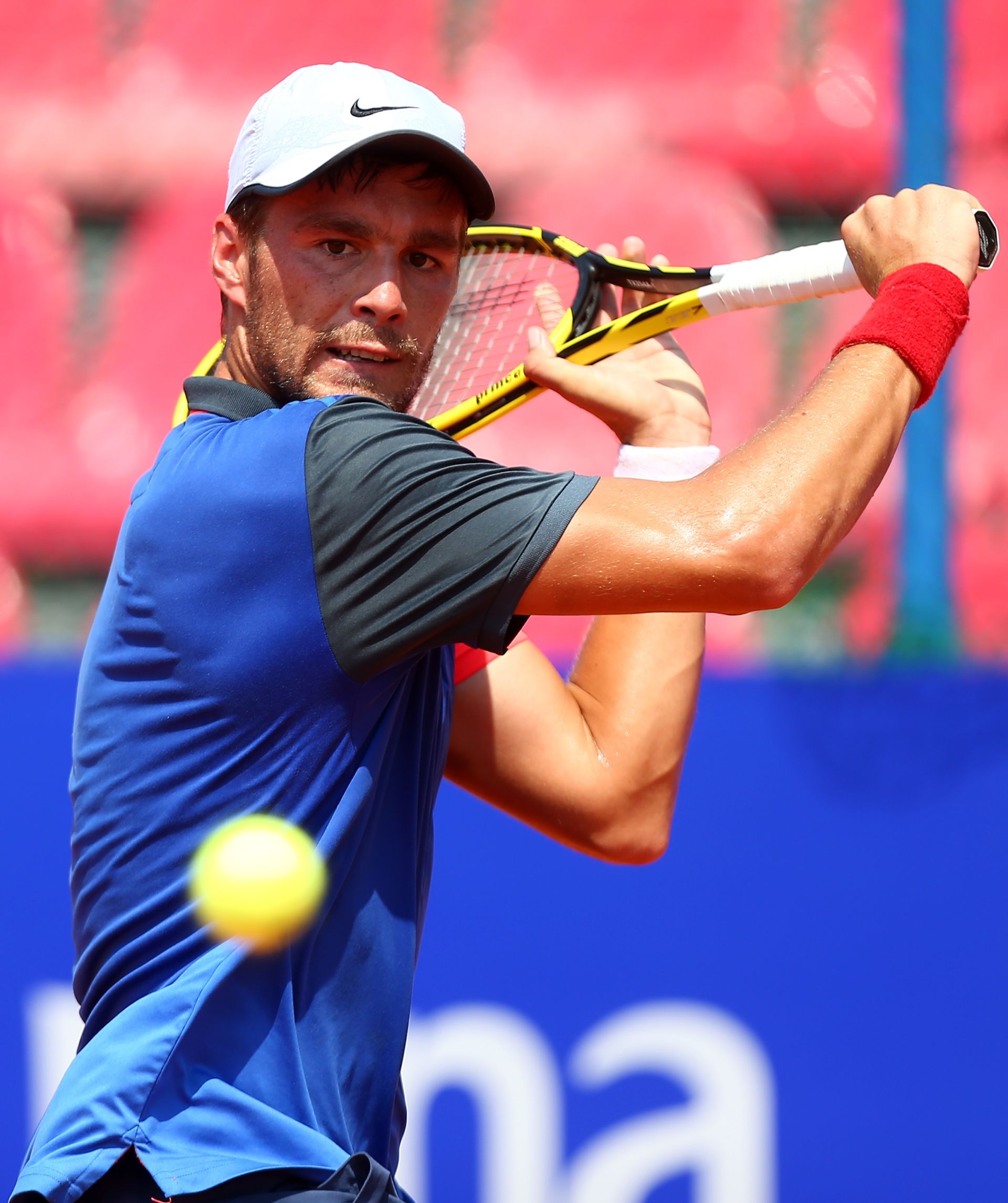 19.07.2015., Umag - Kvalifikacijski mecevi 26. ATP teniskog turnira Laslo Djere - Nikola Mektic.
Photo: Slavko Midzor/PIXSELL