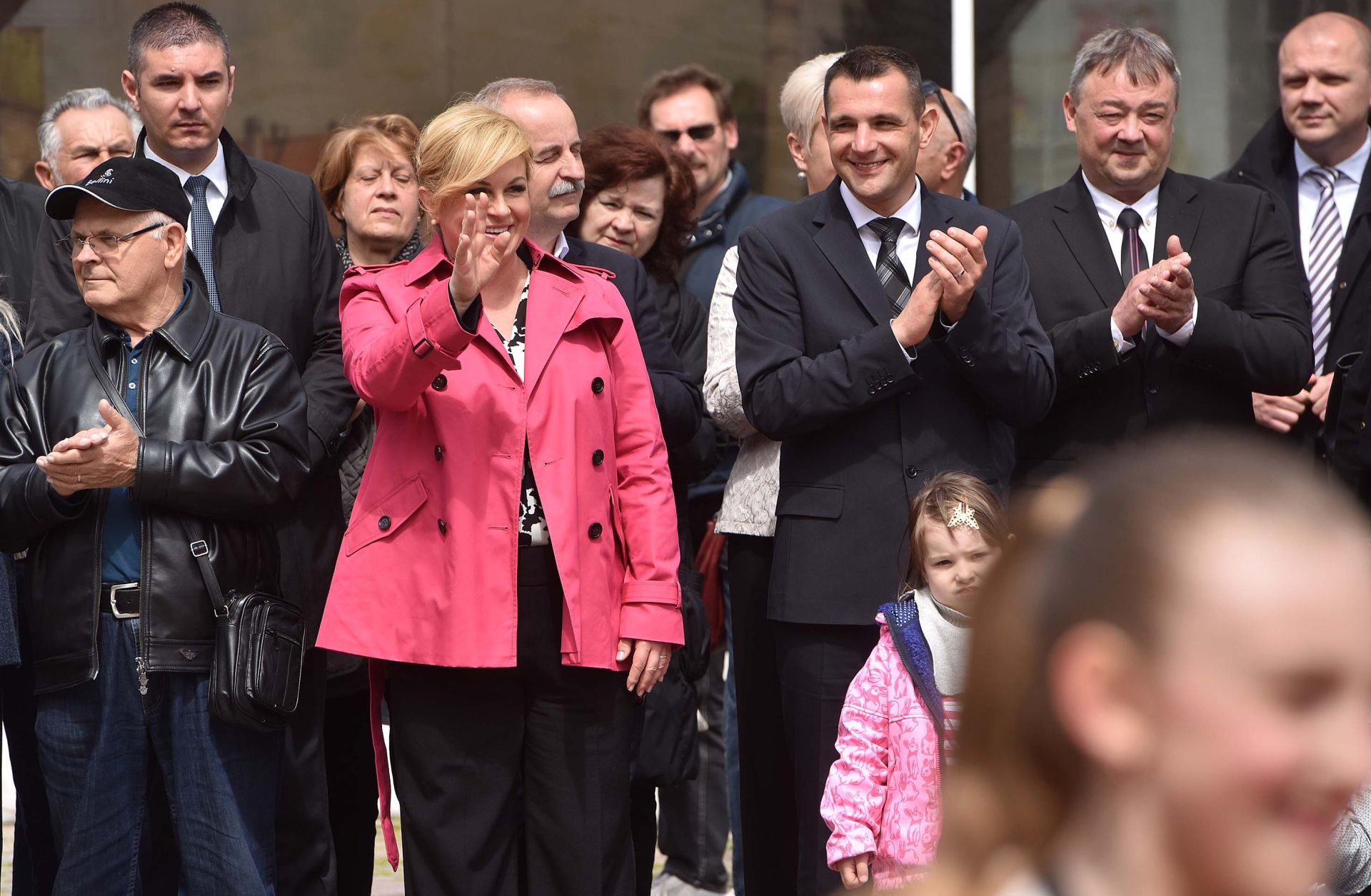 29.04.2016., Cakovec - Predsjednica Kolinda Grabar-Kitarovic posjetila Medjimursku zupaniju. Medjimurski zupan Matija Posavec.
Photo: Vjeran Zganec Rogulja/PIXSELL