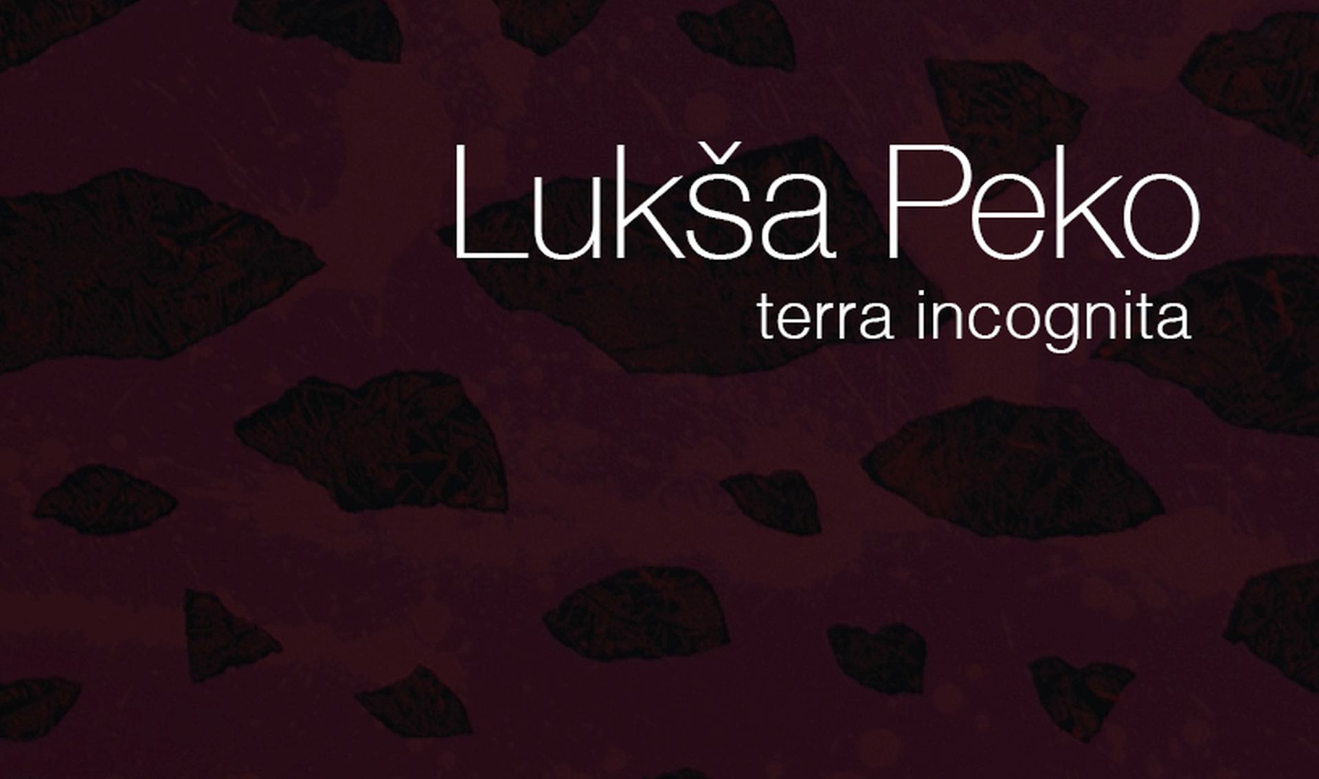 Zagreb, 30.4.2016. - Izloba "Terra incognita" dubrovaèkog umjetnika Luke Peka, s dvadesetak umjetnikovih slika nastalih u proteklih nekoliko godina, postavljena je od subote u zagrebaèkom Studiju Moderne galerije Josip Raèiæ.
foto HINA / Moderna galerija Josip Raèiæ / mm