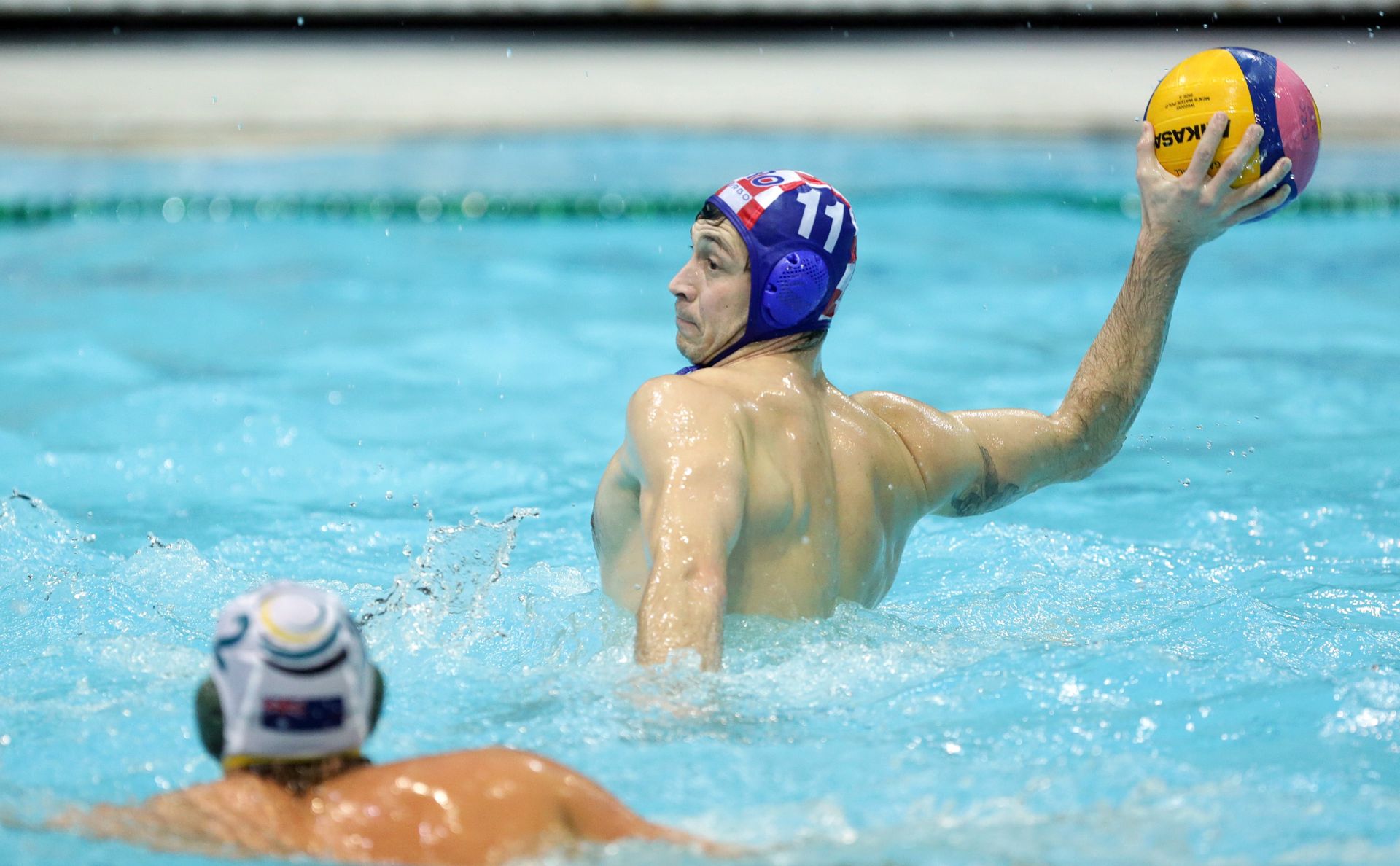 02.04.2016., Zagreb - Prijateljska vaterpolo utakmica, Hrvatska - Australija. Andjelko Setka. 
Photo: Luka Stanzl/PIXSELL