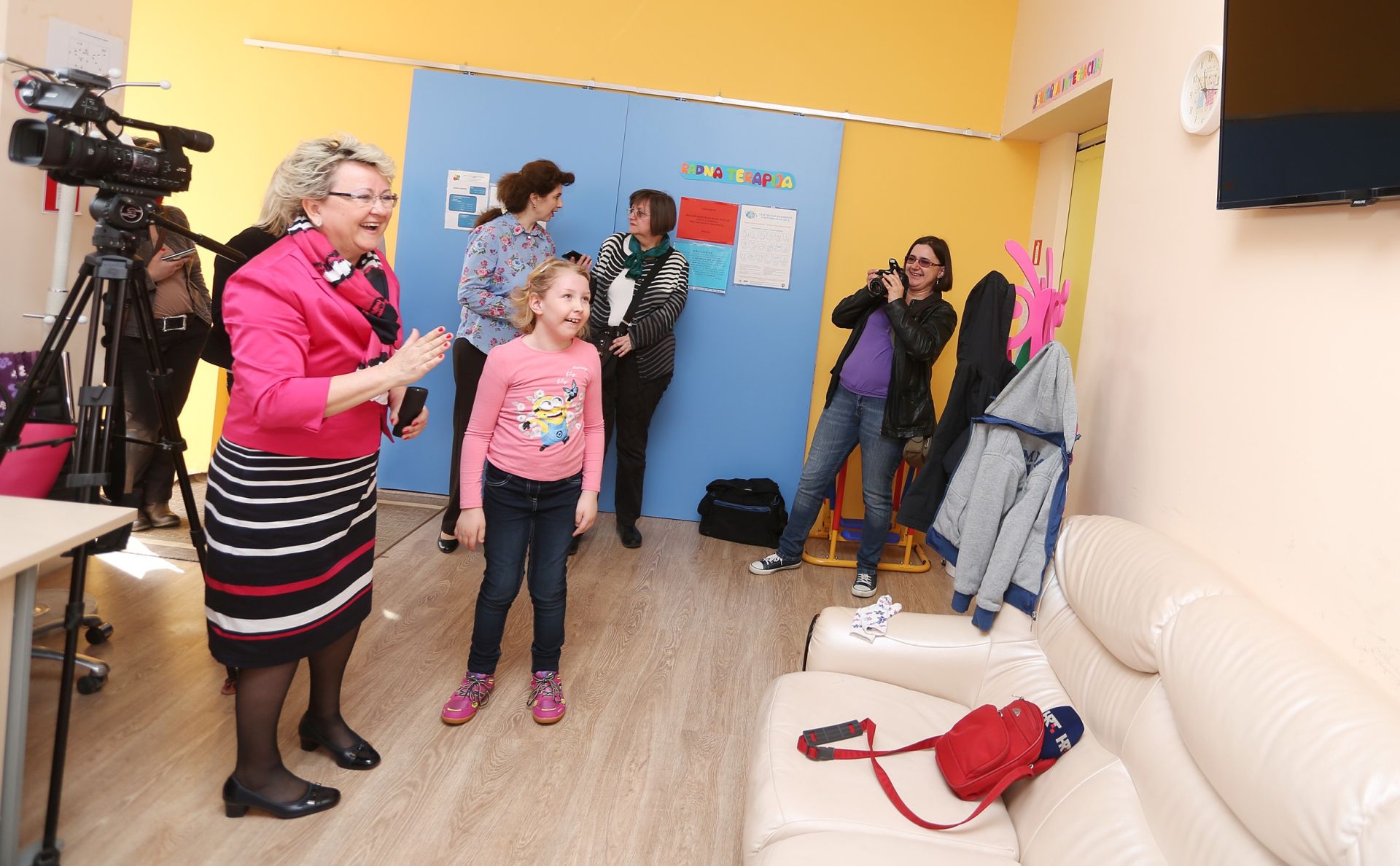 01.04.2016., Karlovac - Otvorenjem novih prostorija udruge Zvoncici obiljezen Medjunarodni dan svjesnosti o autizmu. 
Photo: Kristina Stedul Fabac/PIXSELL