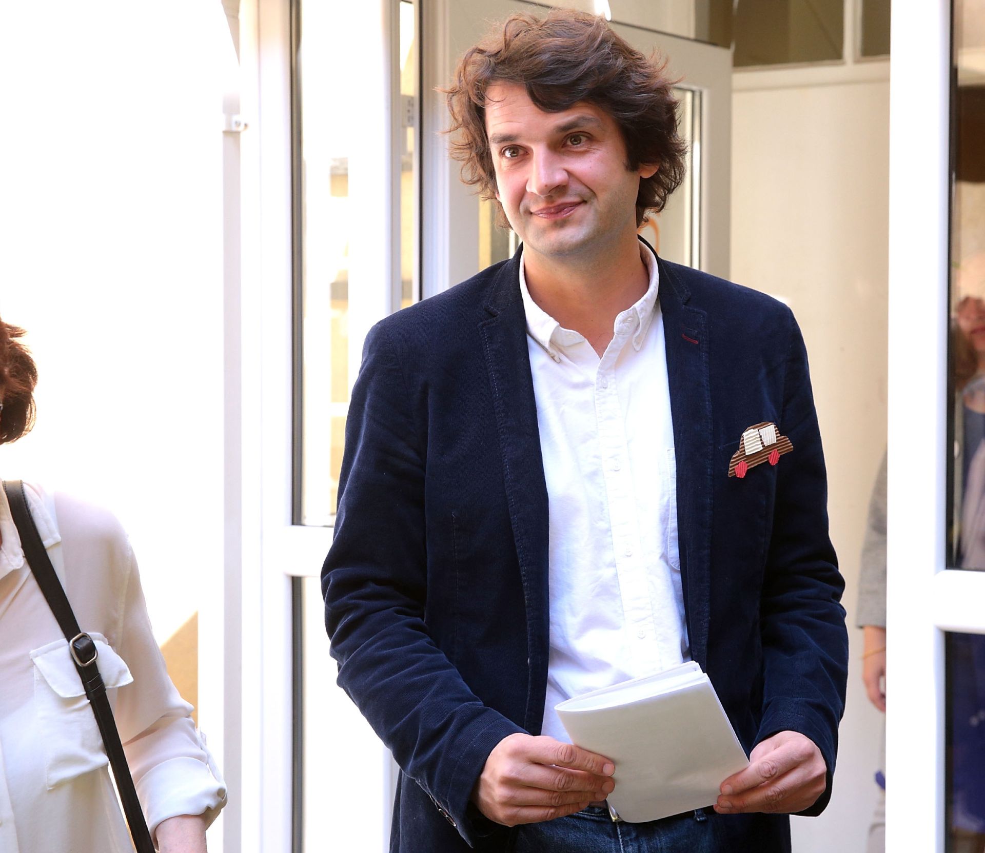 23.05.2016., Zagreb - Boris Jokic, voditelj tzv. kurikularne reforme skolstva odrzao je konferenciju za medije na kojoj je najavio da ce podnijeti ostavku ako Vlada ne prihvati njegove uvjete za nastavak rada. Boris Jokic, Ruzica Vuk.
Photo: Patrik Macek/PIXSELL