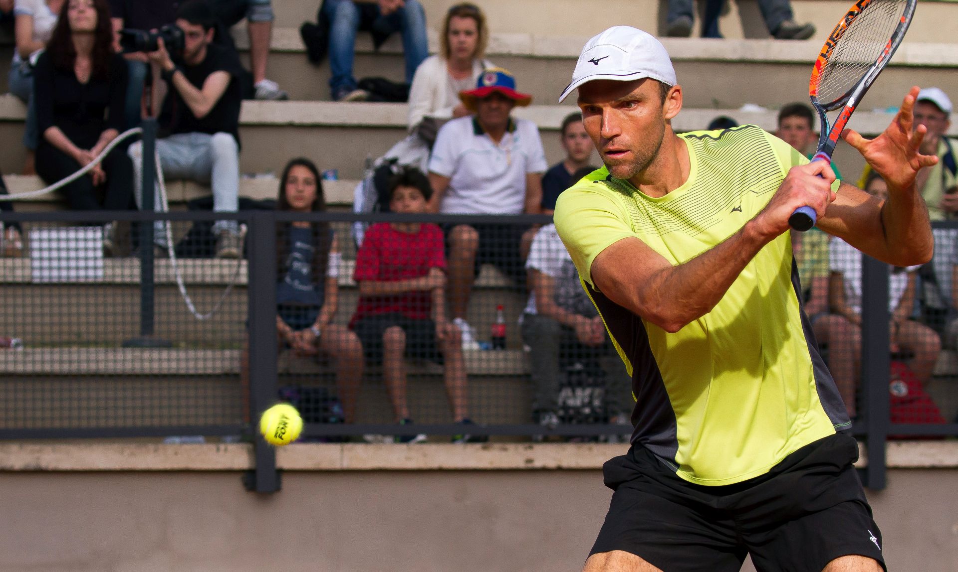 Rim, 09.05.2016 - ATP teniski turnir u Rimu, Ivo Karloviæ iz Hrvatske protiv Ernestsa Gulbisa iz Latvije.
foto HINA/ Cesare Grasselli/ ds