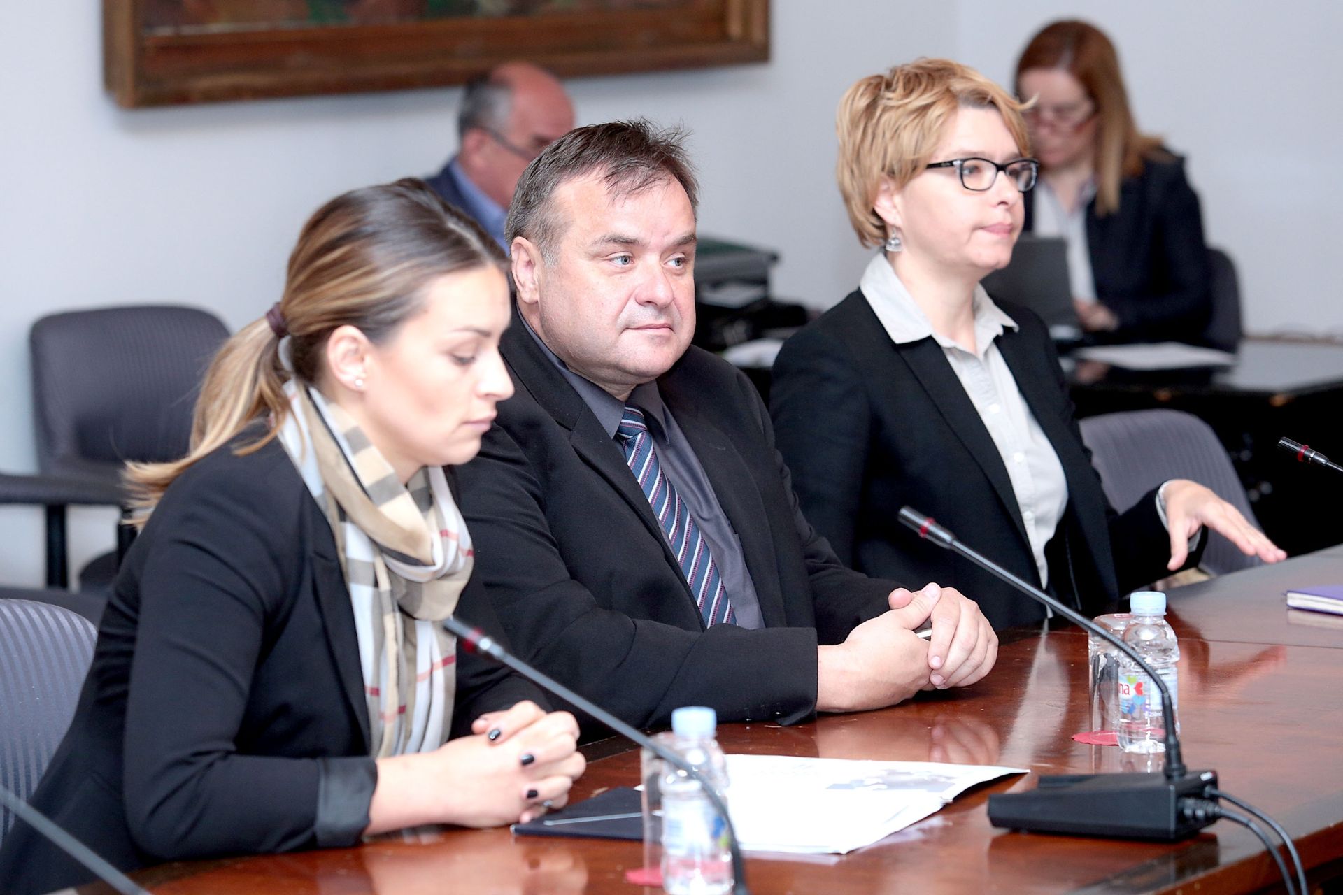 25.05.2016., Zagreb - Predsjednik Odbora za poljoprivredu Branko Hrg i clanovi Odbora odrzali su u Saboru radni sastanak s predstavnicima Udruge ruralnog turizma Hrvatske. 
Photo: Patrik Macek/PIXSELL