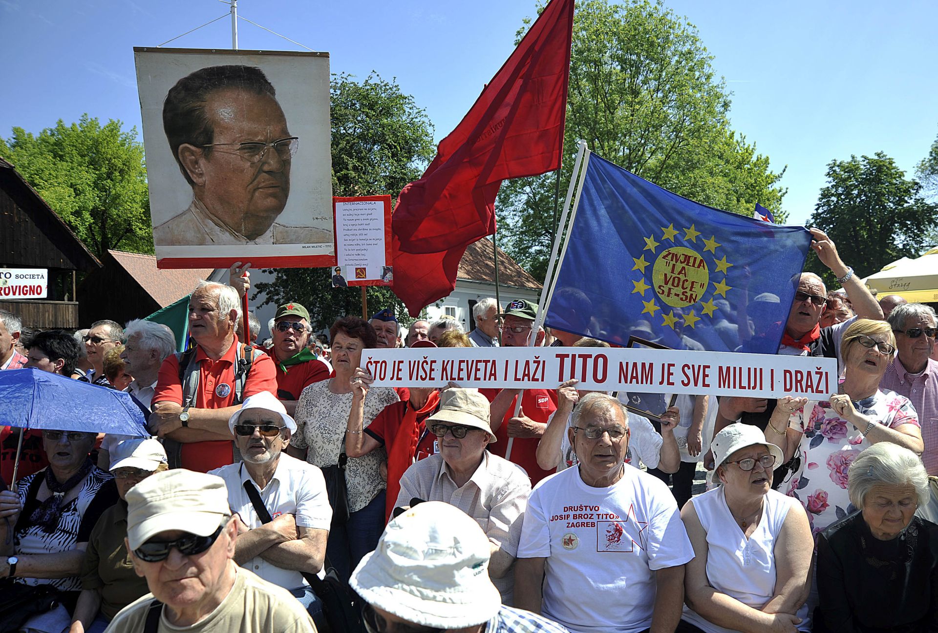 Kumrovec, 28.5.2016. - U Kumrovcu je sveèano obiljeen Dan mladosti i radosti.
foto HINA / mm