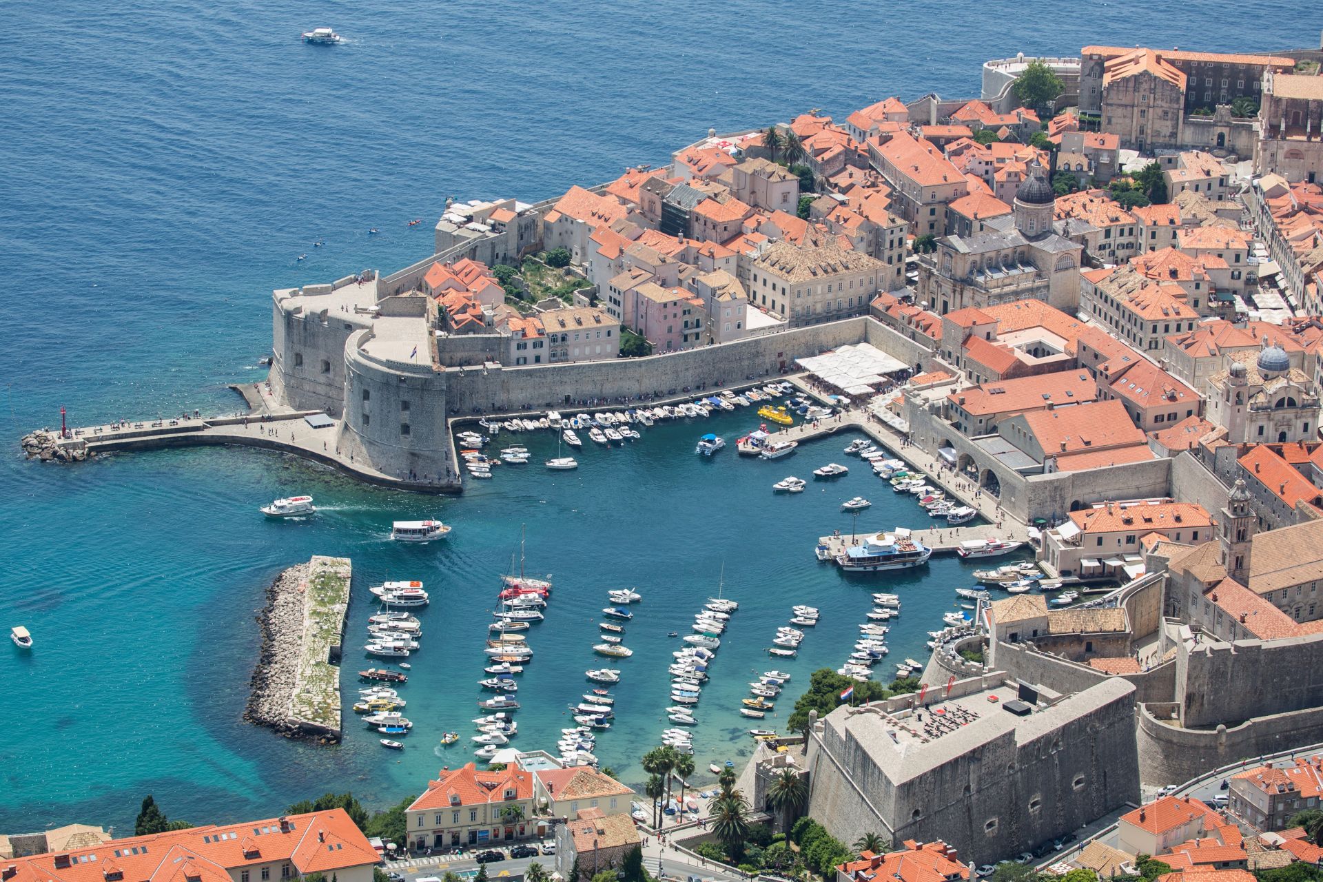 22.06.2016., Brdo Srdj, Dubrovnik - Panorama grada sa Srdja.
Photo: Grgo Jelavic/PIXSELL