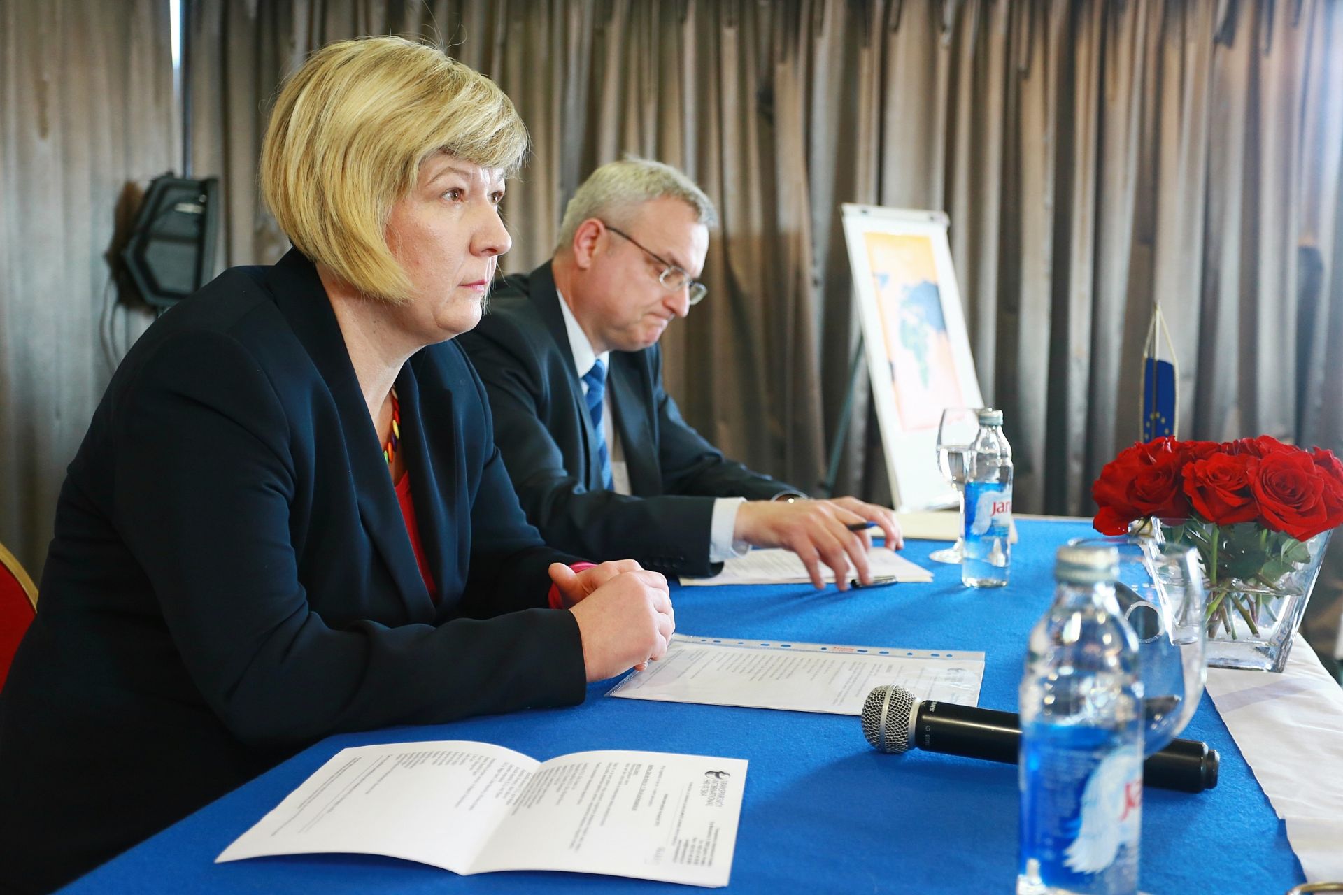27.01.2016., Zagreb - hotel Westin, Transparency International Hrvatska (TIH) na konferenciji za novinare predstavlja Indeks percepcije korupcije 2015. Davorka Budimir. 
Photo: Dalibor Urukalovic/PIXSELL