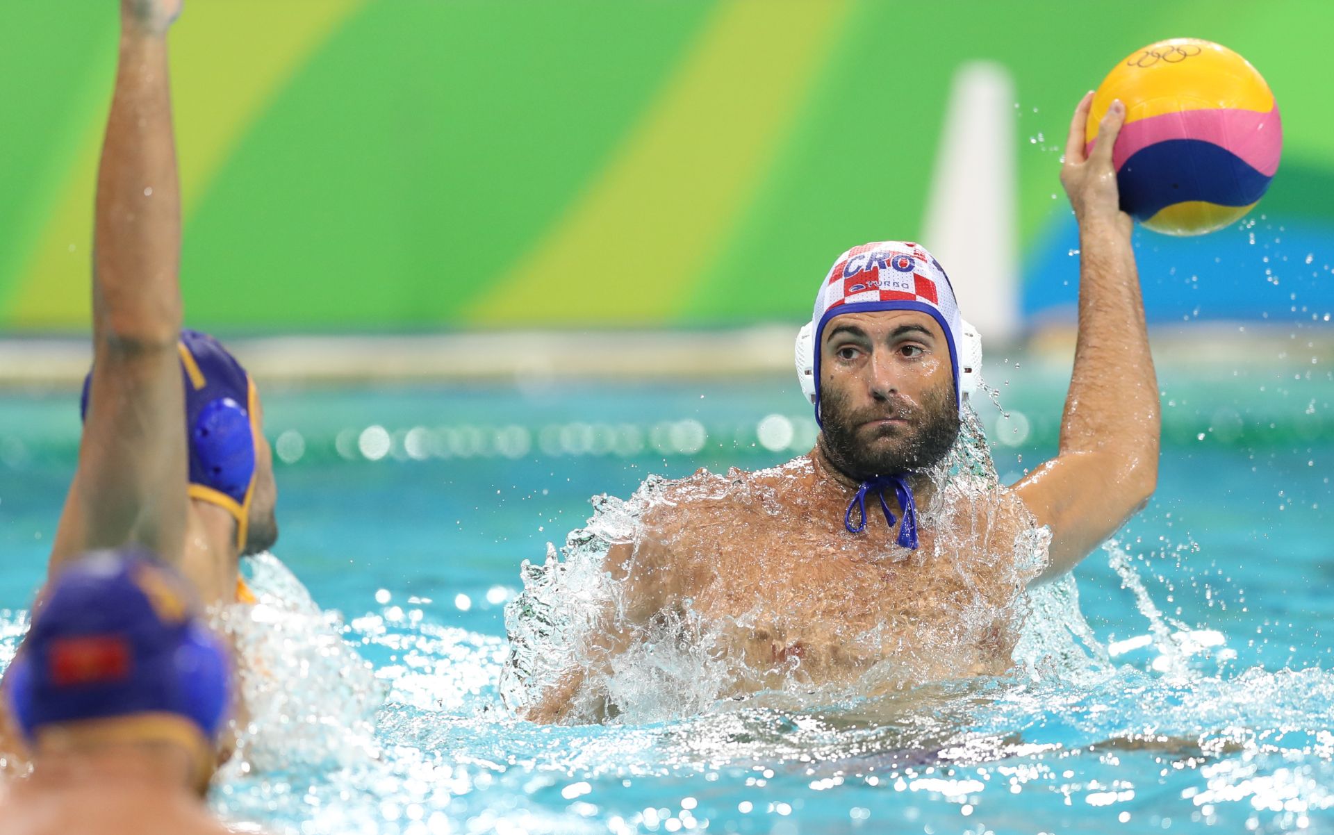 Rio de Janeiro, 08.08.2016 - Utakmica 2. kola grupe B vaterpolo turnira na Olimpijskim igrama u Rio de Janeiru izmeðu reprezentacije Hrvatske i Crne Gore. Na slici Javier Garcia Gadea.
foto HINA/ Damir SENÈAR /ds