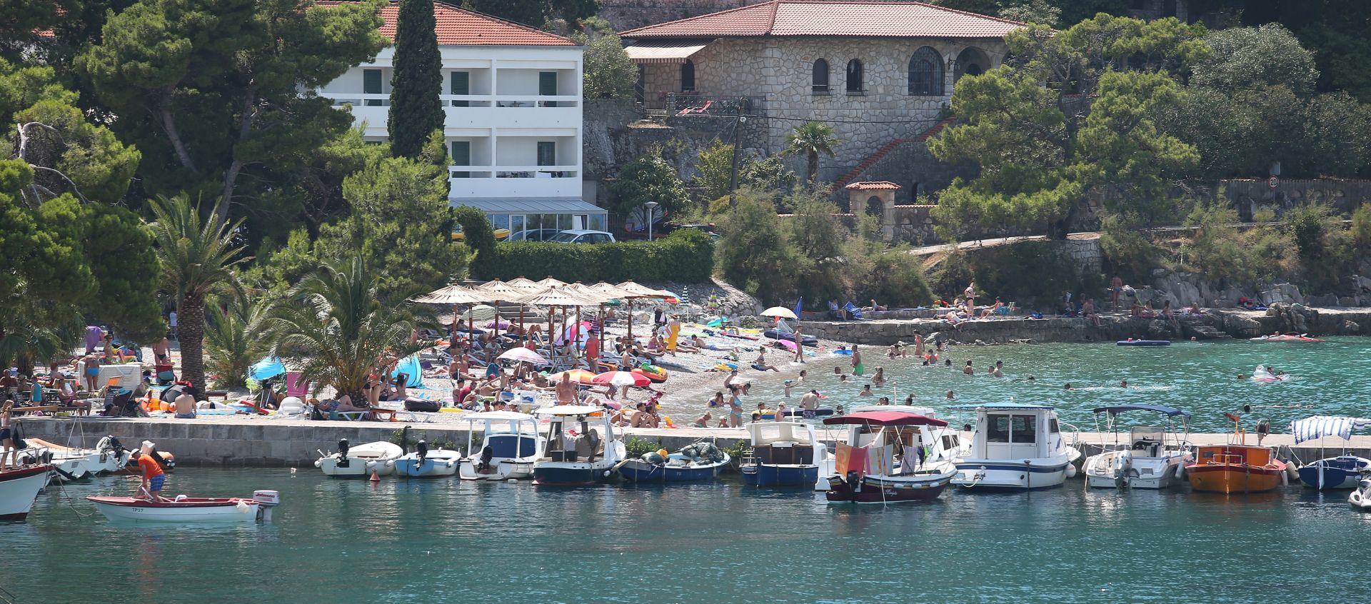 13.08.2015.,  Trpanj - Mjesto Trpanj jedno je od najstarijih naselja na poluotoku Peljescu. Photo: Sanjin Strukic/PIXSELL