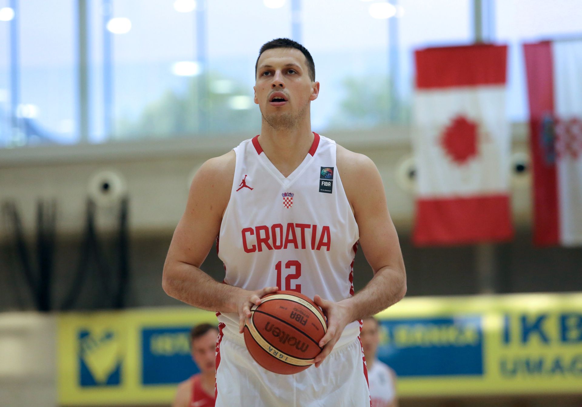 21.06.2016., Novigrad - Medjunarodna prijateljska kosarkaska utakmica, Hrvatska - Kanada. Darko Planinic. 
Photo: Goran Kovacic/PIXSELL