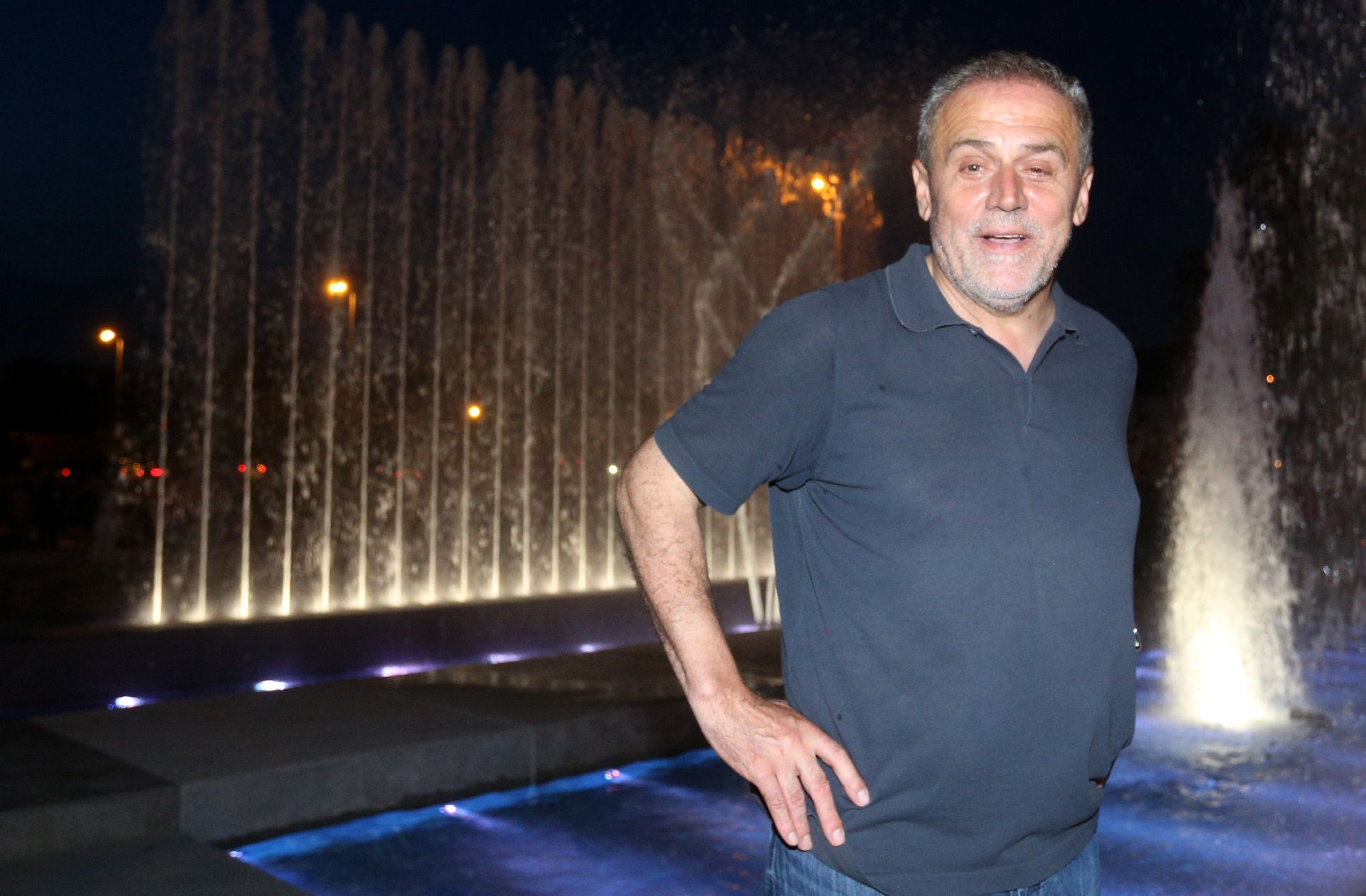 23.07.2016., Zagreb - Gradonacelnik Milan Bandic otvorio je Vukovarsku ulicu i pustio tri nove fontane u probni rad.
Photo: Anto Magzan/PIXSELL