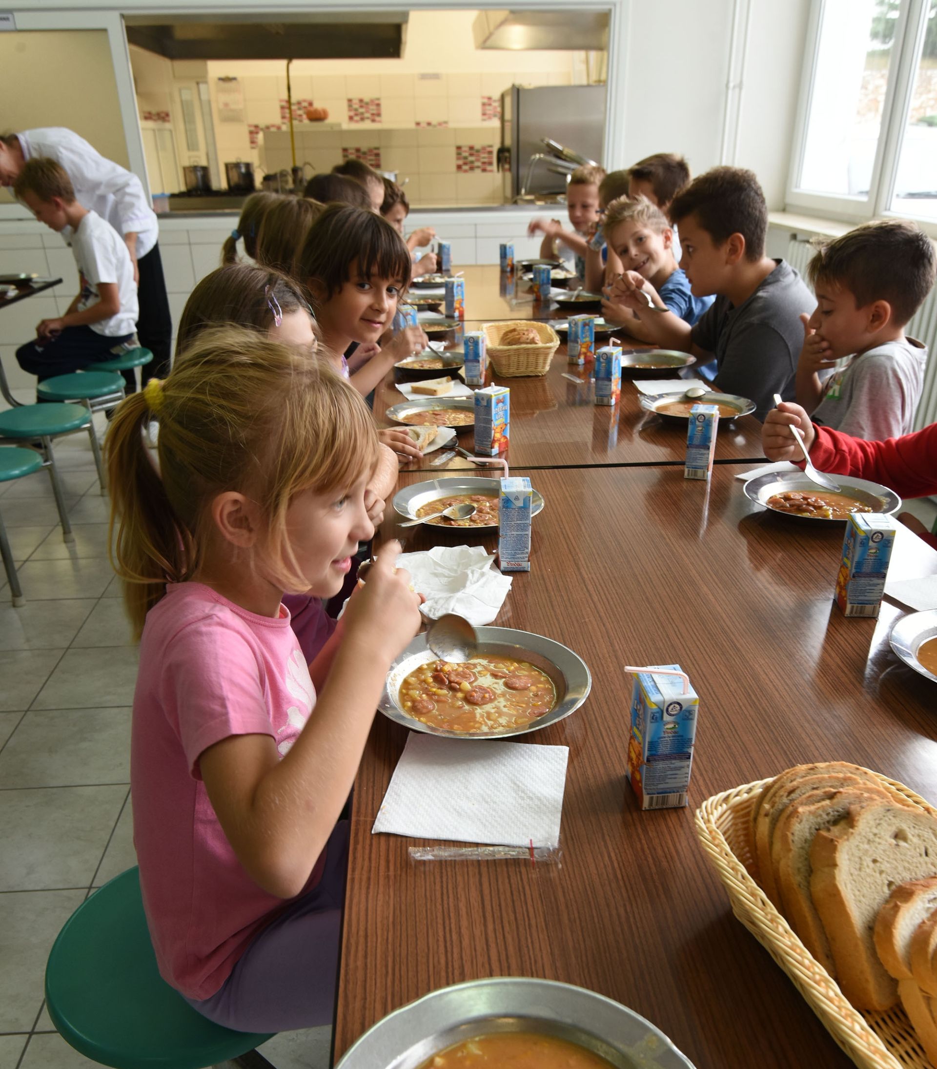 23.09.2015., Umag - Osnovna skola Viktor Car Emina ima jedina u Hrvatskoj HASAP licencu. 
Za ucenike se kuha svaki dan marenda i rucak za one koji su u cjelodnevnom boravku. 
Photo: Dusko Marusic/PIXSELL