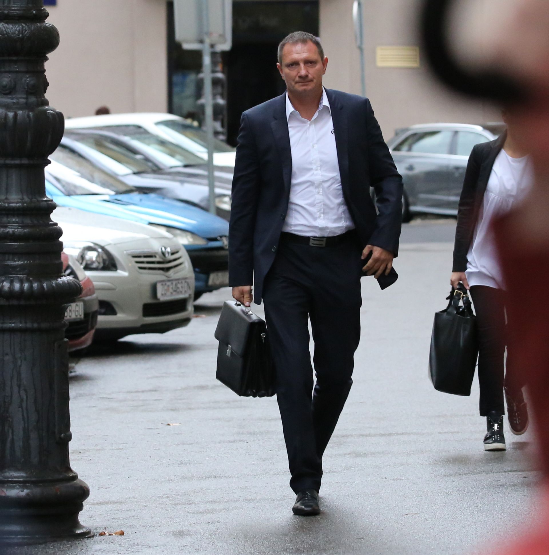 Zagreb, 19.09.2016. - Josip Klemm dolazi na upanijski sud u Zagrebu. foto HINA/ Lana SLIVAR DOMINIÆ / lsd
