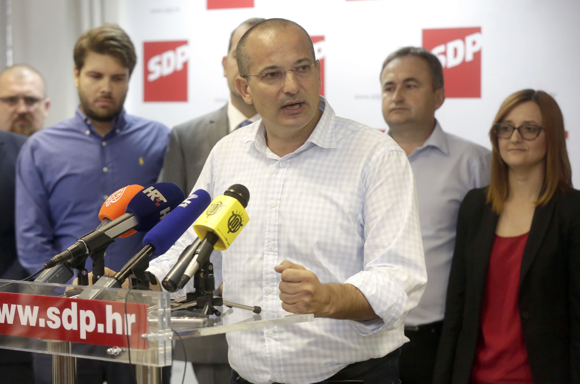 Zagreb, 19.09.2016 - Konferencija za medije Orsata Miljeniæa na kojoj je objavio da æe se kandidirati za predsjednika SDP-a. Na slici Orsat Miljeniæ.
foto HINA/ Denis CERIÆ /dc