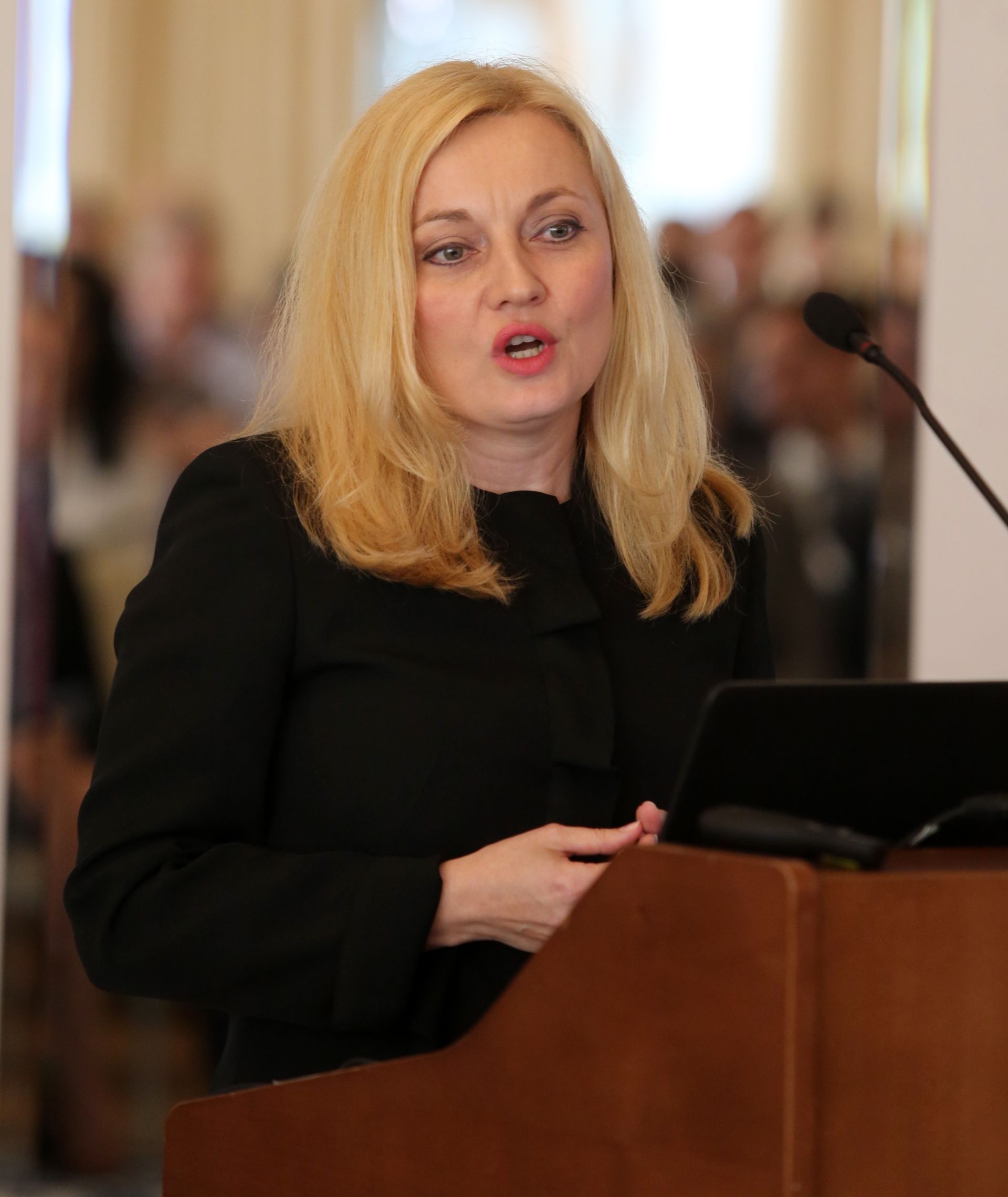 30.05.2016., Opatija - 13. drvno tehnoloska konferencija u hotelu 4 opatijska cvijeta. Konferenciju je otvorila Marijana Petir.
Photo: Goran Kovacic/PIXSELL