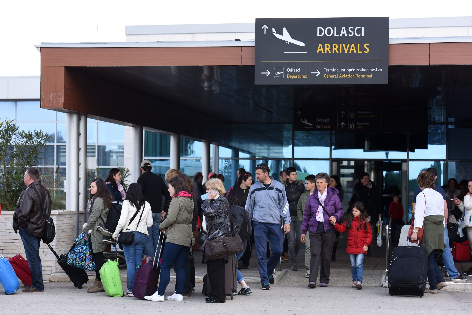 01.04.2015., Zadar - Ryanairov avion na letu iz Dublina za Zadar sudario se s drugim avionom na aerodromu u Dublinu. U incidentu nije bilo ozlijeđenih. 
Photo: Dino Stanin/PIXSELL