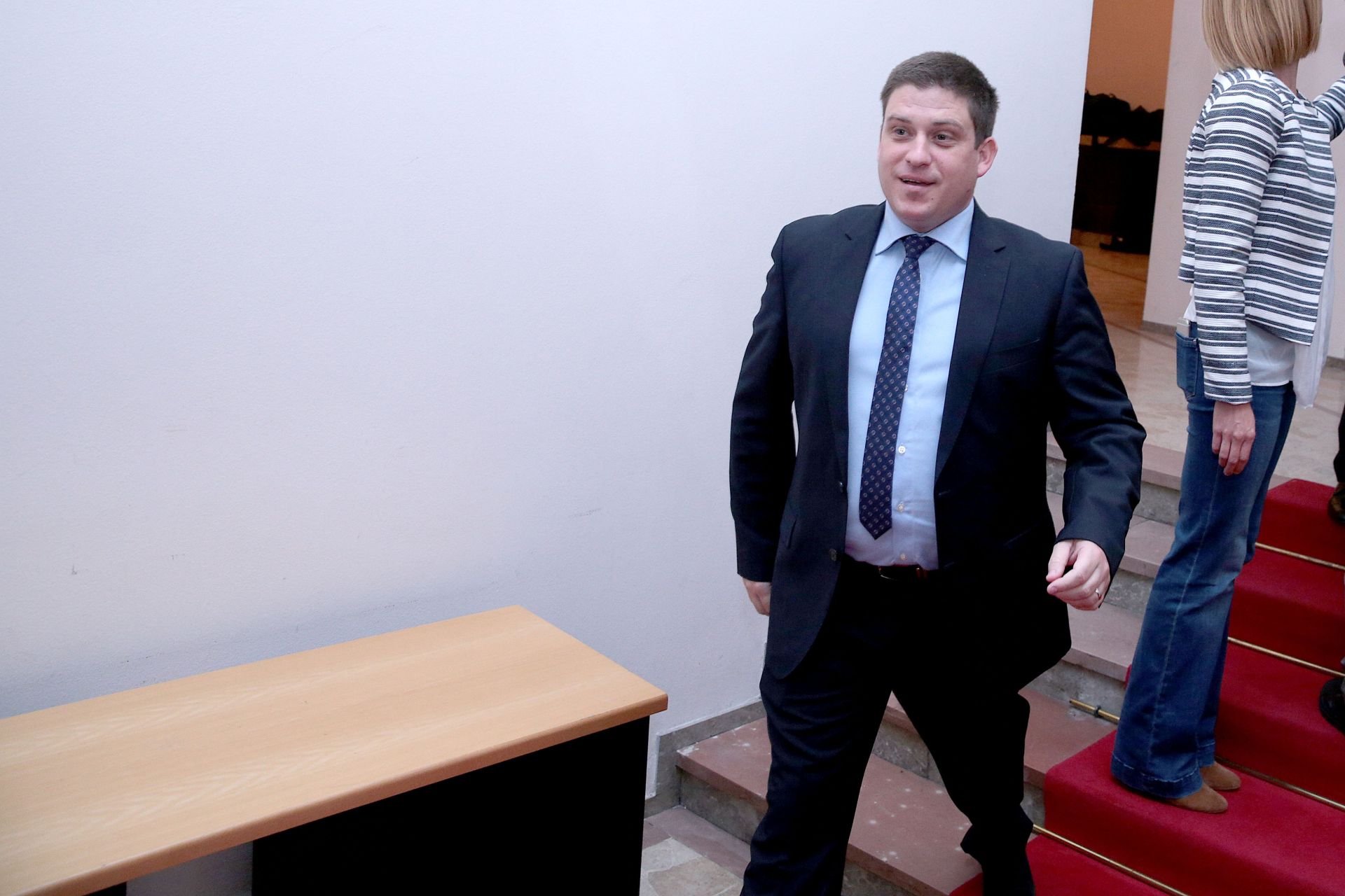14.10.2016., Zagreb - Zastupnici HDZ-a izabrani u 9. saziv Sabora RH odrzali su sjednicu kluba zastupnika. Oleg Butkovic. Photo: Patrik Macek/PIXSELL