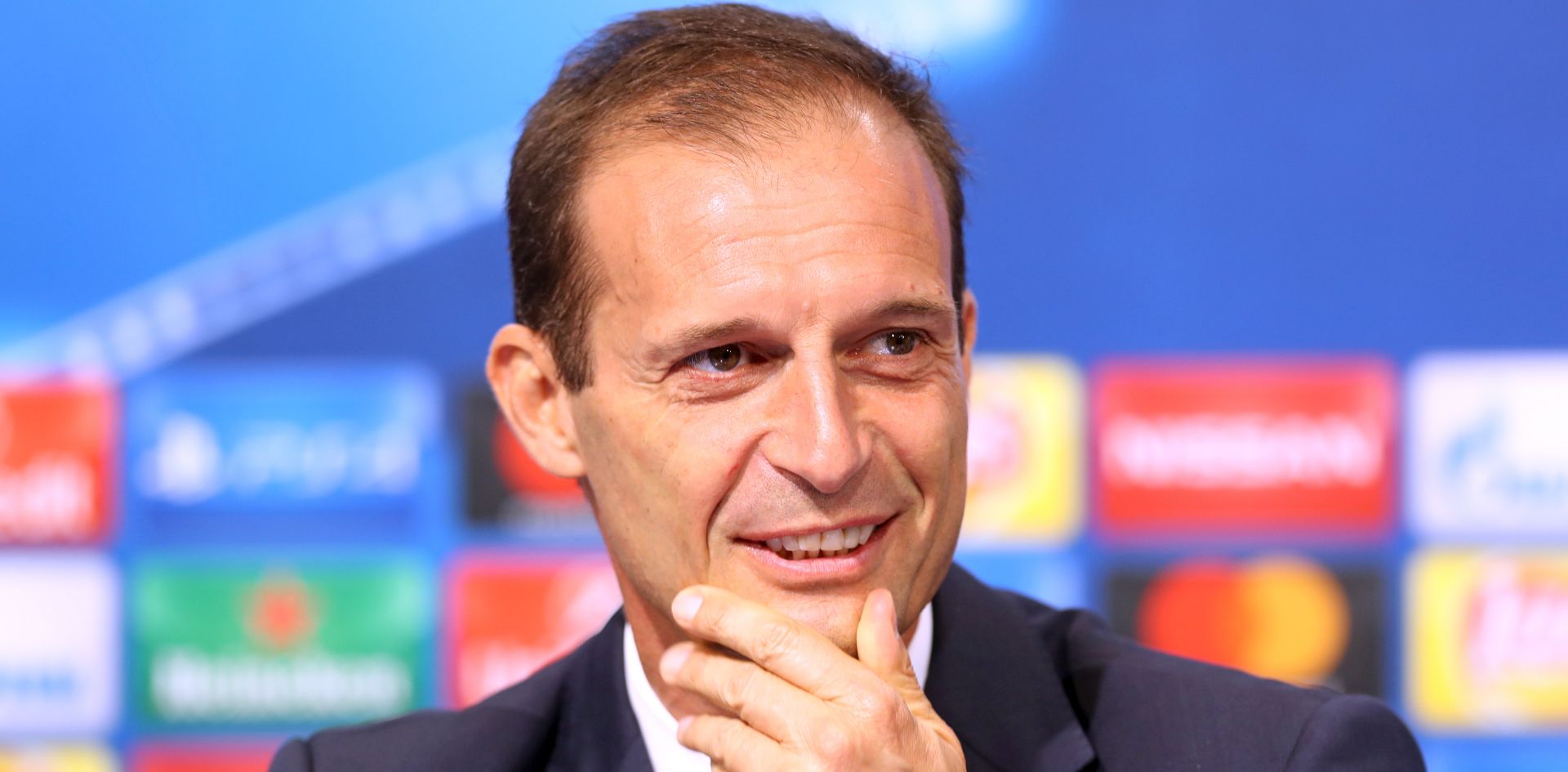 Zagreb, 26.09.2016 - Konferencija za medije Juventusa pred sutranju utakmicu Lige prvaka izmeðu Dinama i Juventusa. Na slici trener Juventusa Massimiliano Allegri.
foto HINA/ Damir SENÈAR /ds