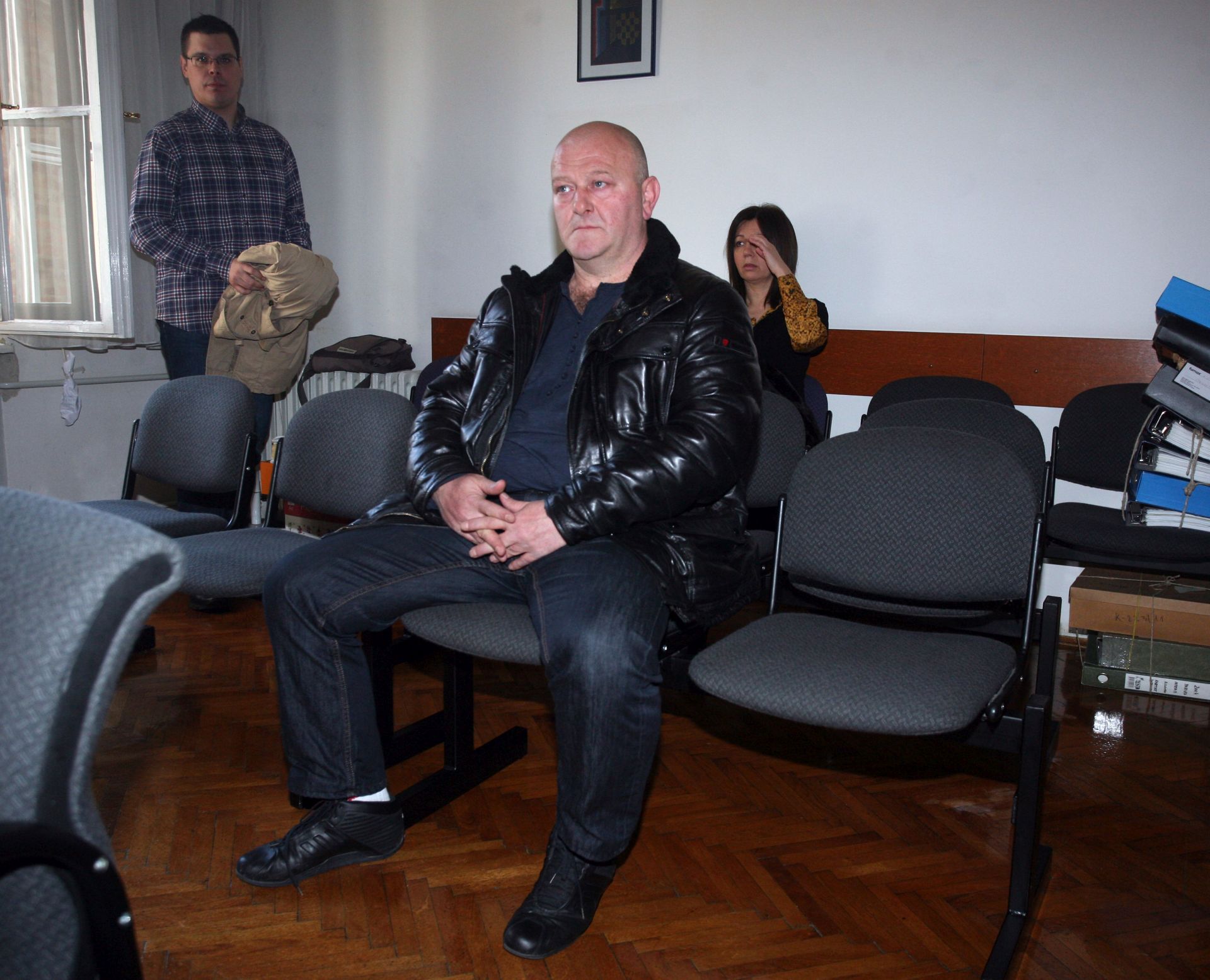Zagreb, 08.03.2013 - Nastavak suðenja Vinku Martinoviæu zvanom tela, haakom osuðeniku koji je nakon odsluene dvije treæine 18-godinje zatvorske kazne poèetkom ove godine puten iz talijanskog zatvora, na zagrebaèkome upanijskom sudu u Zagrebu. 
foto FaH/ Dario GRZELJ /ds