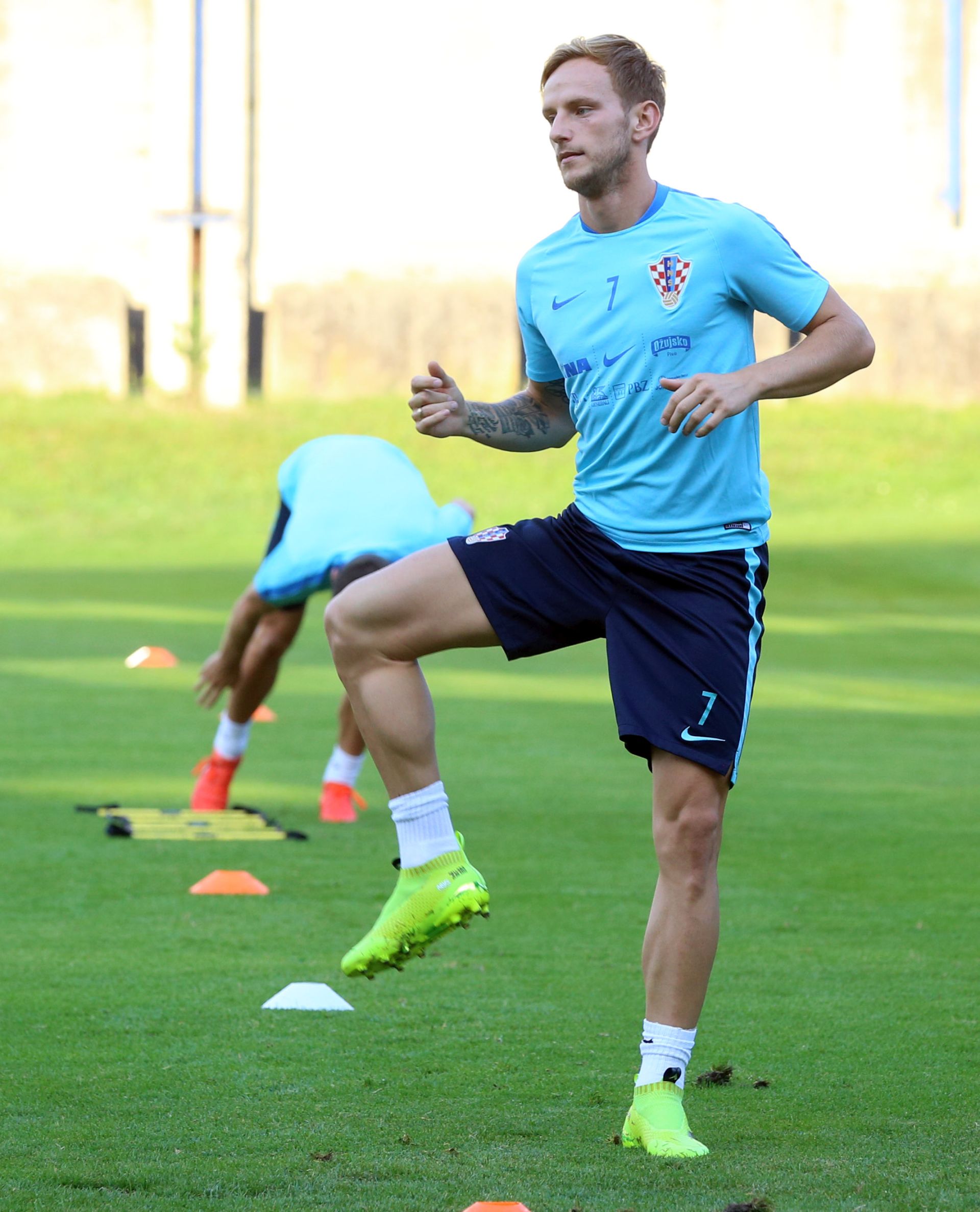 Zagreb, 3.9.2016 - Trening Hrvatske nogometne reprezentacije. Na slici Ivan Rakitić.
 Foto Hina/ Dario GRZELJ/ dag