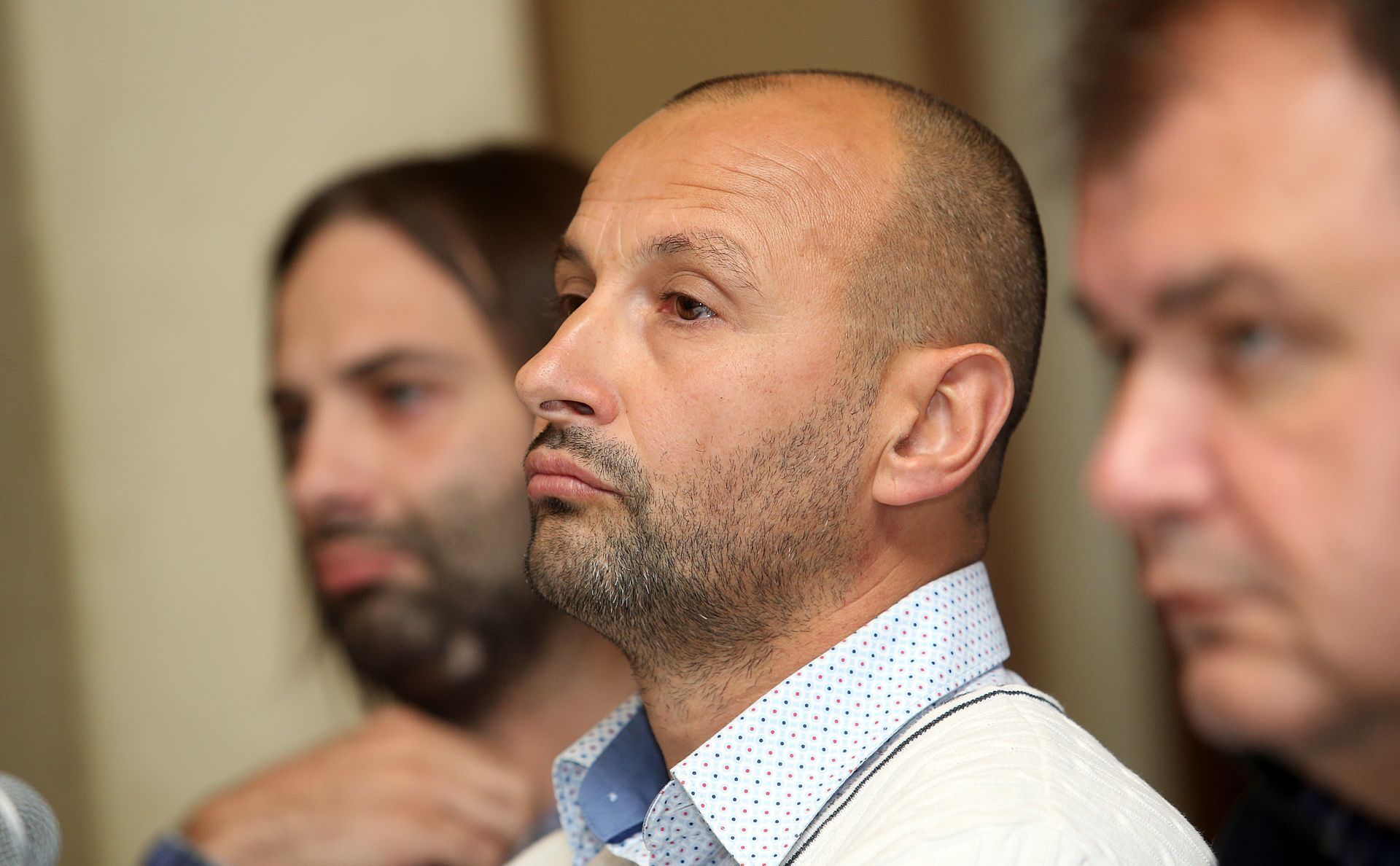 12.10.2016., Zagreb - Konferencija za medije hrvatske muske rukometne reprezentacije u Hotelu Panorama. v.d. izbornik Zeljko Babic. 
Photo: Goran Stanzl/PIXSELL