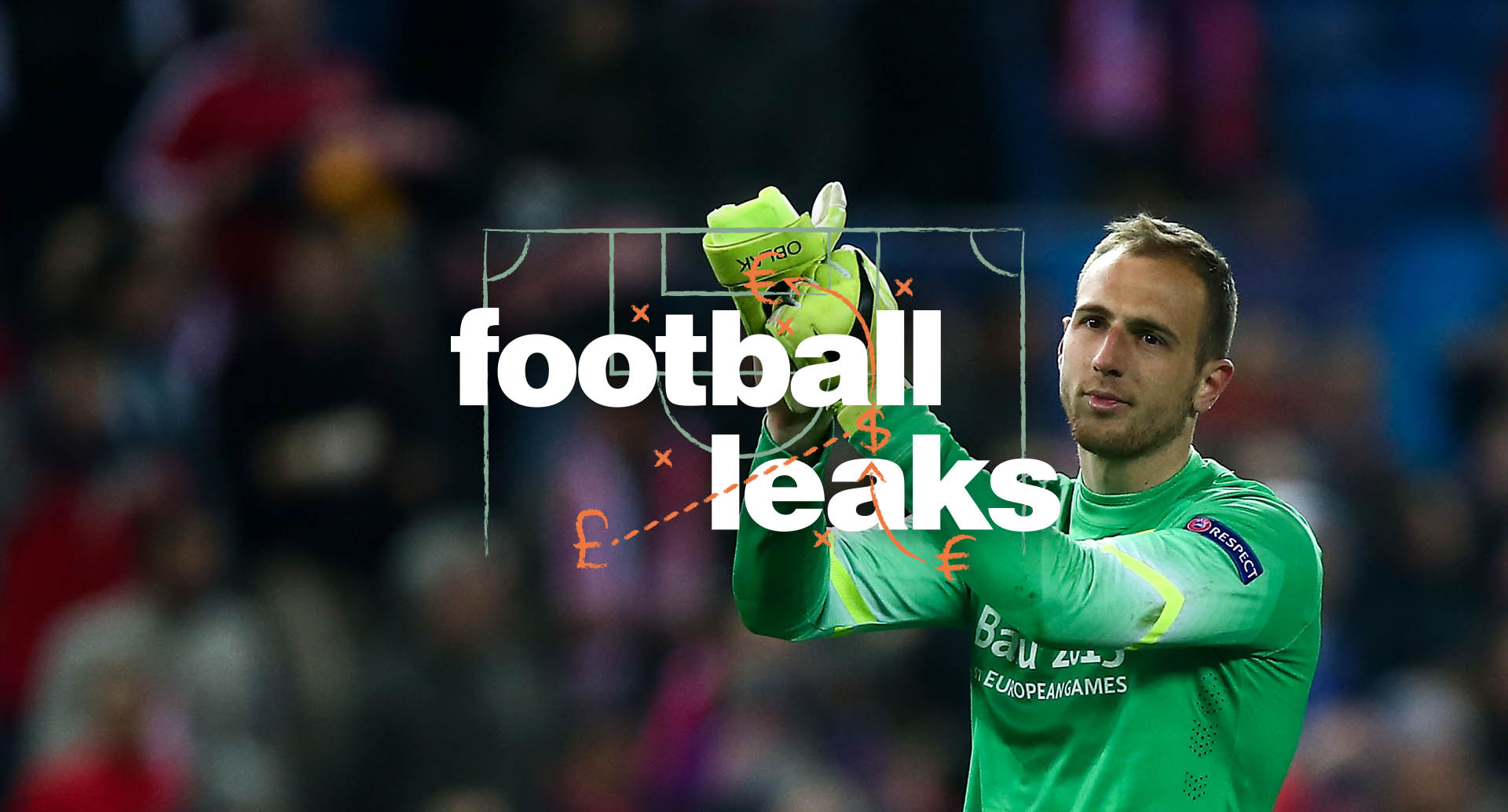 MADRID, SPAIN - MARCH 17: Goalkeeper Jan Oblak of Atletico de Madrid claps to the audience after winning the UEFA Champions League round of 16 second leg match between Club Atletico de Madrid and Bayer 04 Leverkusen at Vicente Calderon Stadium on March 17, 2015 in Madrid, Spain.  (Photo by Gonzalo Arroyo Moreno/Getty Images)