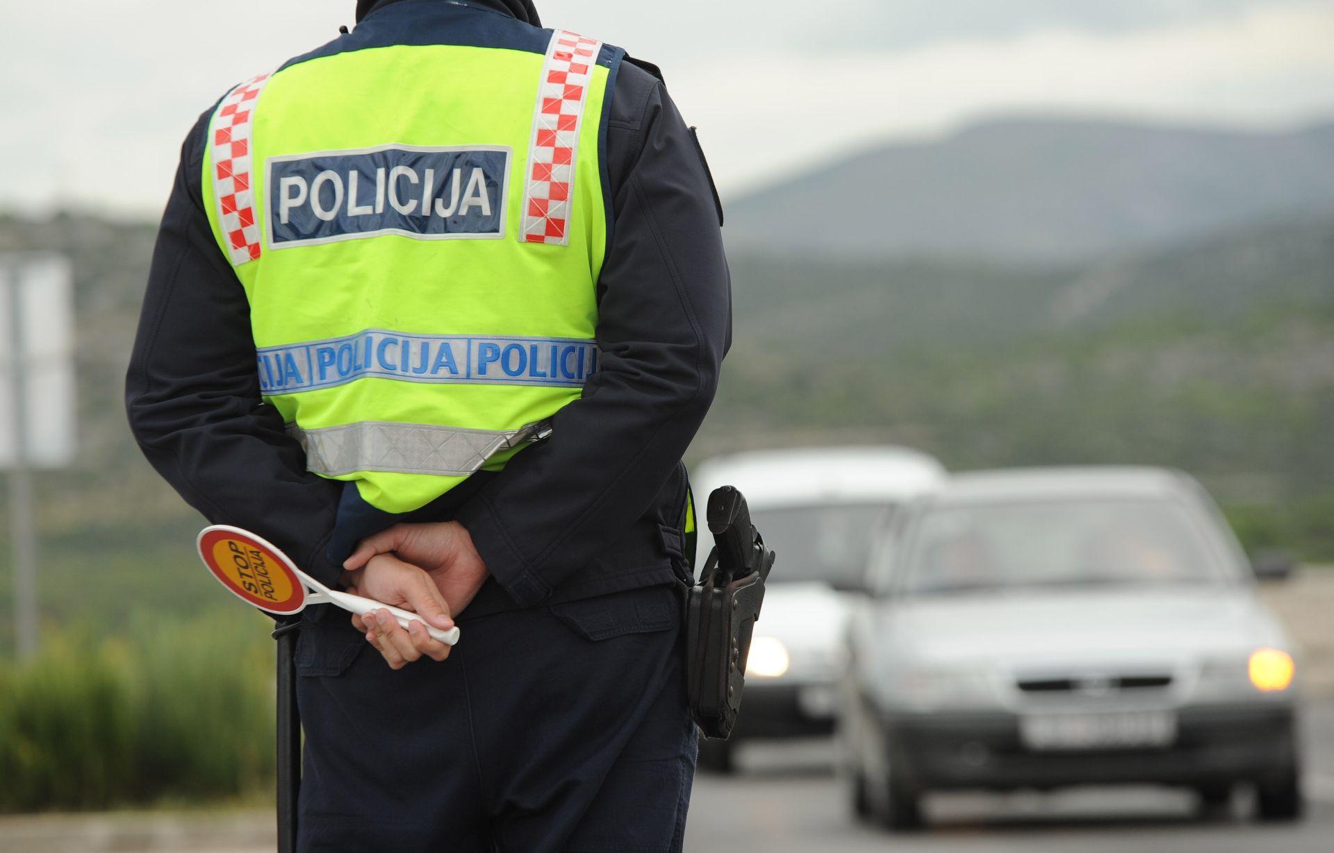 17.09.2013., Sibenik -
Na sibenskim prometnicama prometna policija pojacano kontrolira promet
Photo: Hrvoje Jelavic/PIXSELL