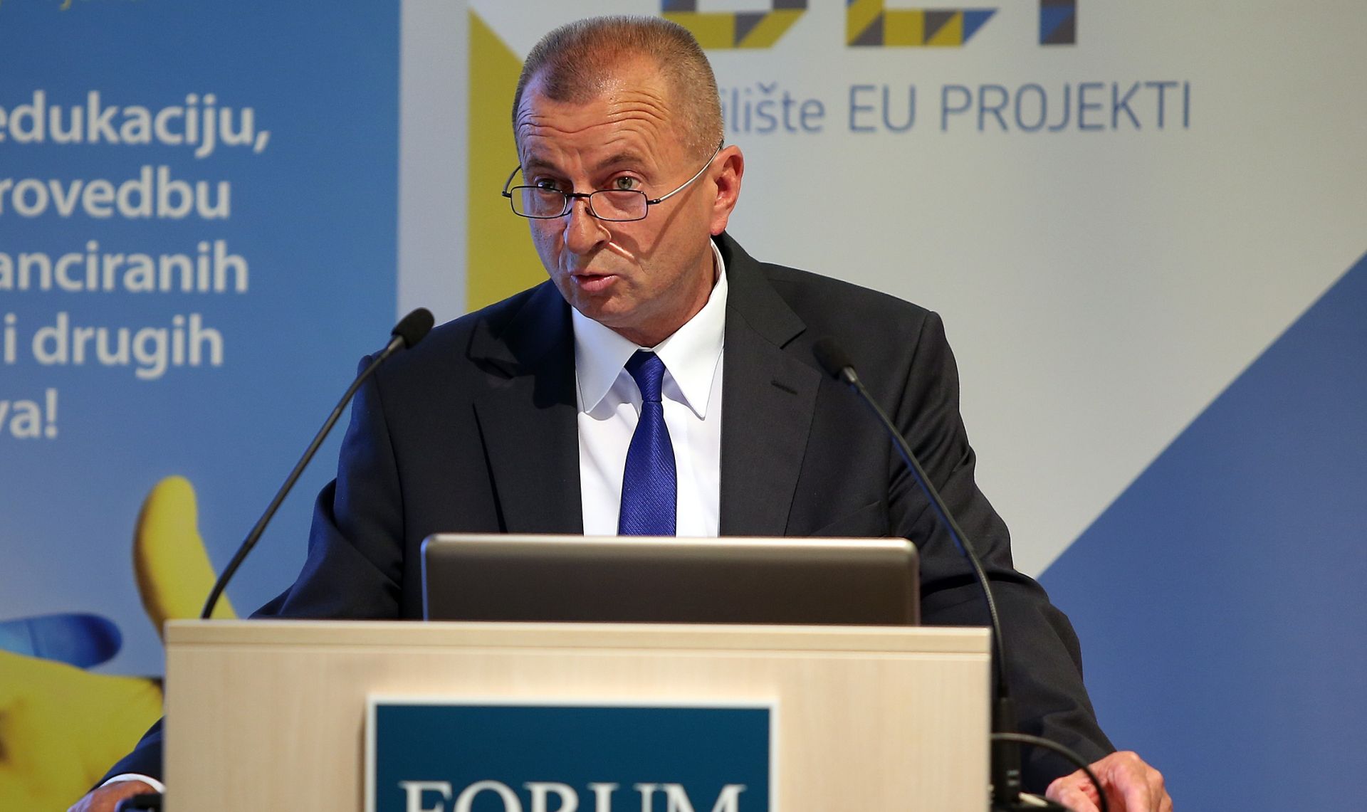 10.06.2015., Kongresni centar u Green Goldu, Zagreb - Konferencija Drustveno odgovorni uz fondove EU - Financiranje projekata drustvenog poduzetnistva i DOP-a iz fondova EU na regionalnoj i lokalnoj razini. Djuro Bukvic. 
Photo: Jurica Galoic/PIXSELL