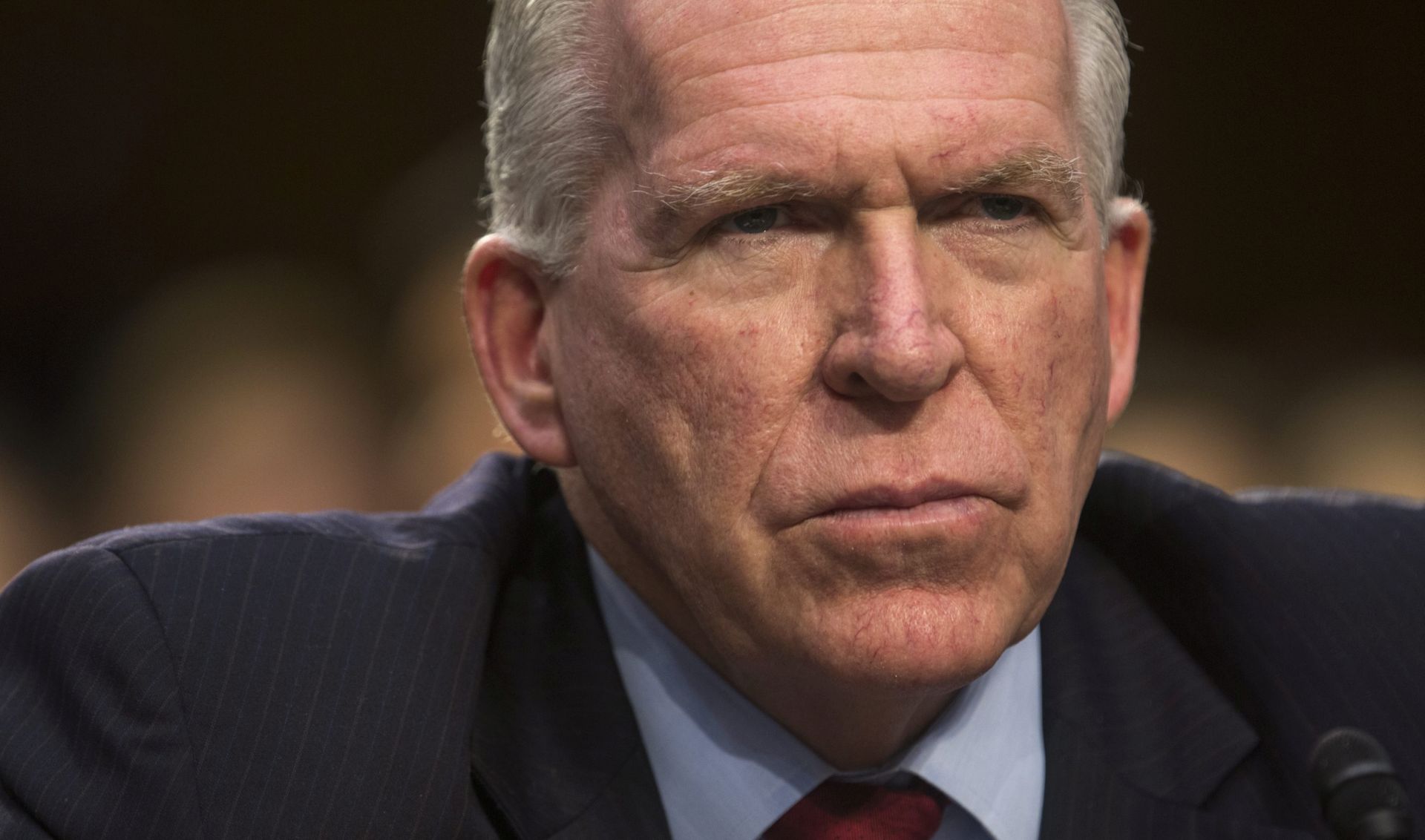epa05369390 CIA Director John Brennan testifies before a Senate Intelligence Committee hearing on the operational capabilities of Islamic State (IS) in the Hart Senate Office Building in Washington, DC, USA, 16 June 2016. Brennan warned that despite progress on the battlefield, IS still has a 'large cadre of Western fighters' who can attack the West.  EPA/JIM LO SCALZO